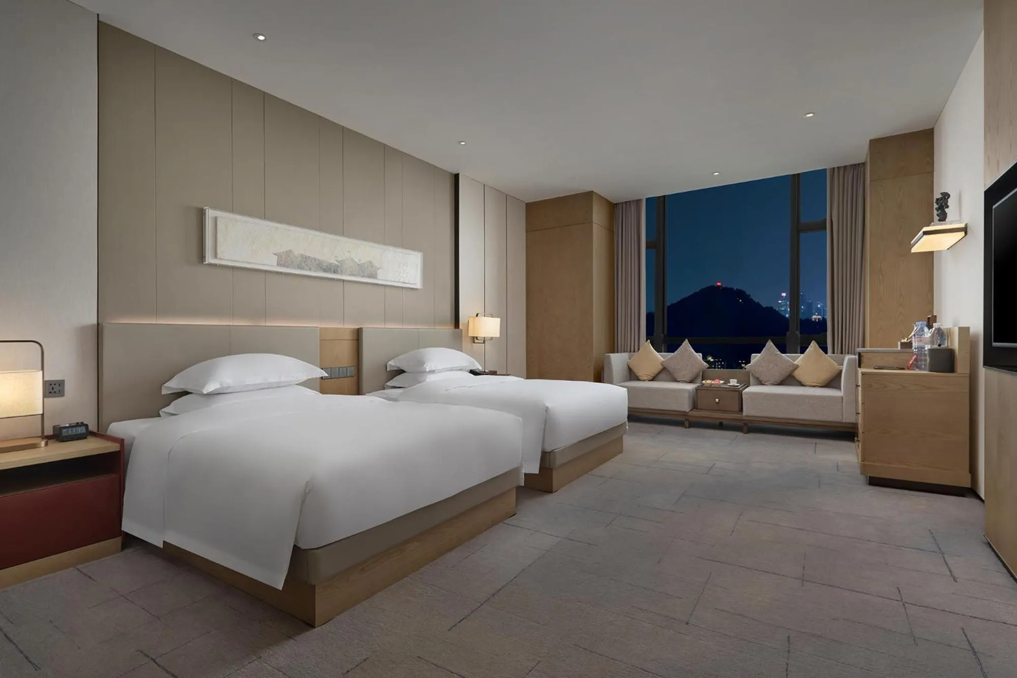 Bed in Dongguan DongCheng International Hotel