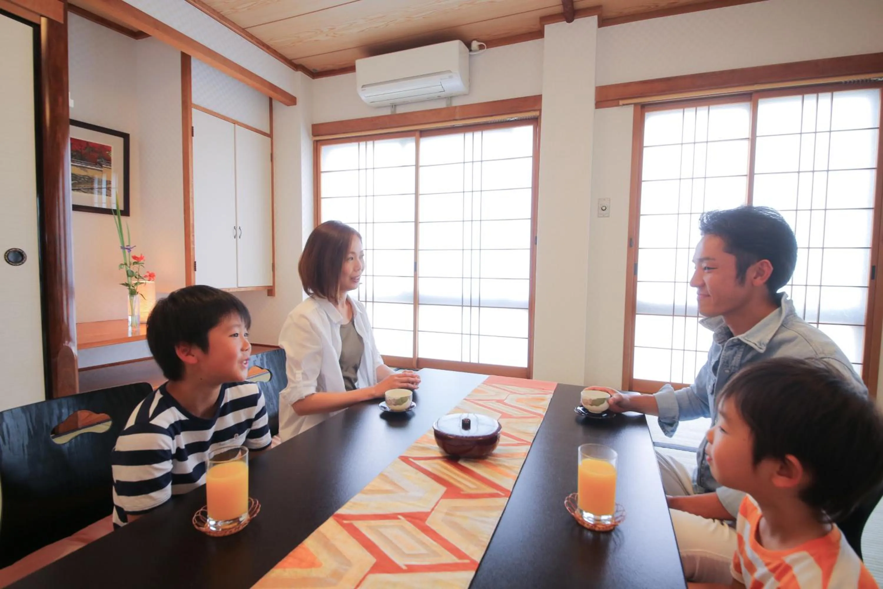 Family in Hotel Meijiya