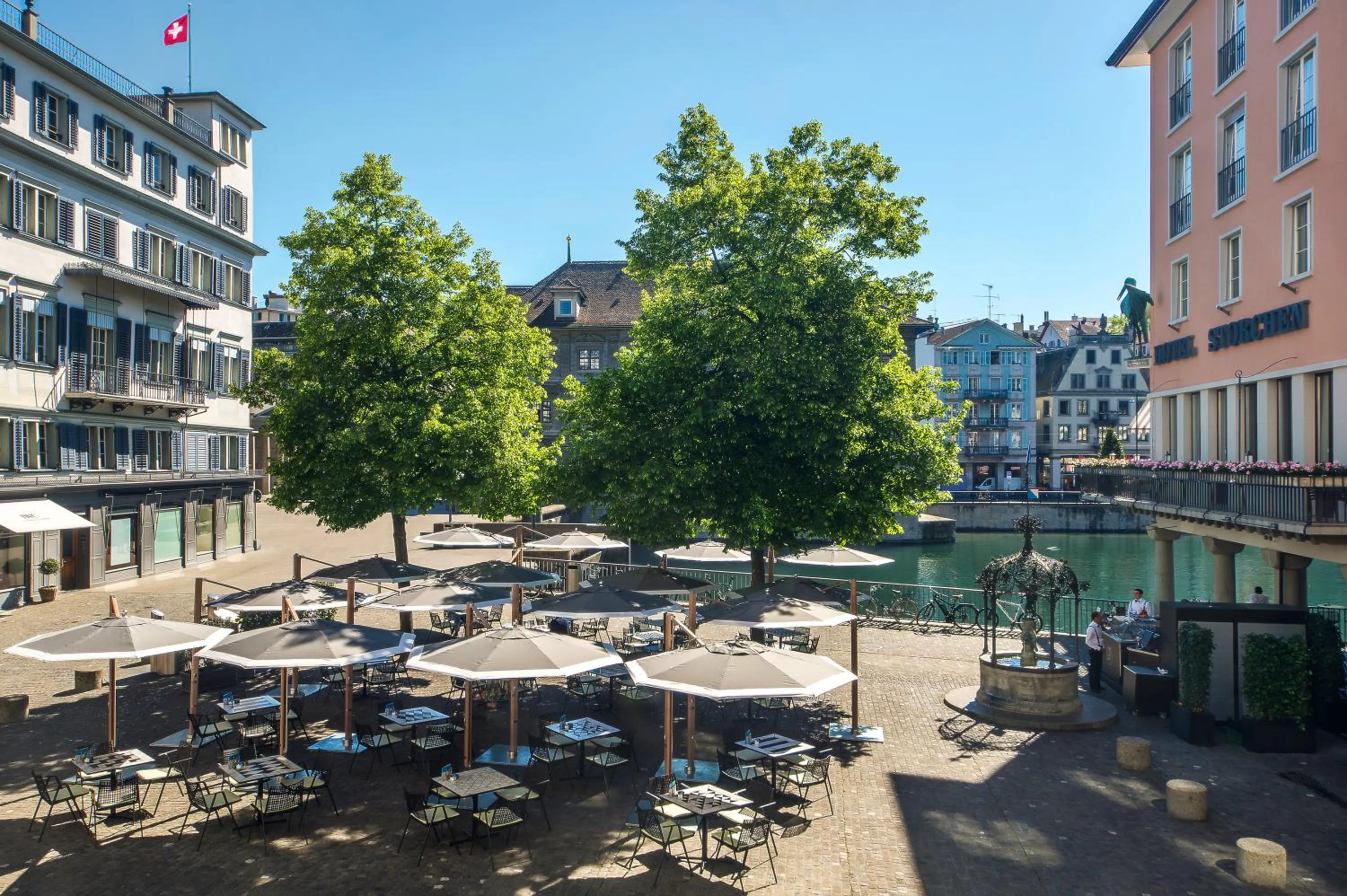 Restaurant/places to eat in Storchen Zürich - Lifestyle Boutique Hotel