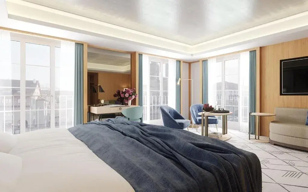 Riverside Panorama Corner Room - single occupancy in Storchen Zürich - Lifestyle Boutique Hotel Riverside Panorama Corner Room - single occupancy in Storchen Zürich - Lifestyle Boutique Hotel