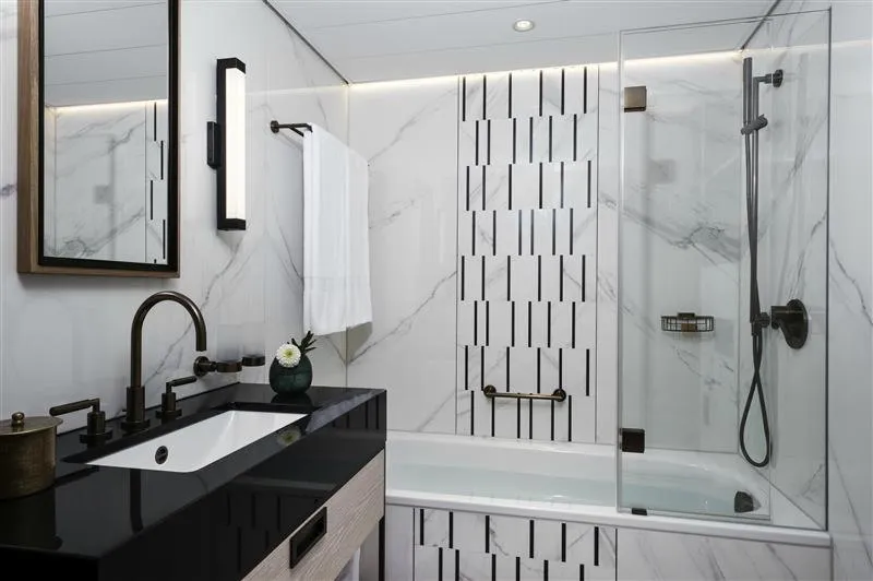 Bathroom in Storchen Zürich - Lifestyle Boutique Hotel