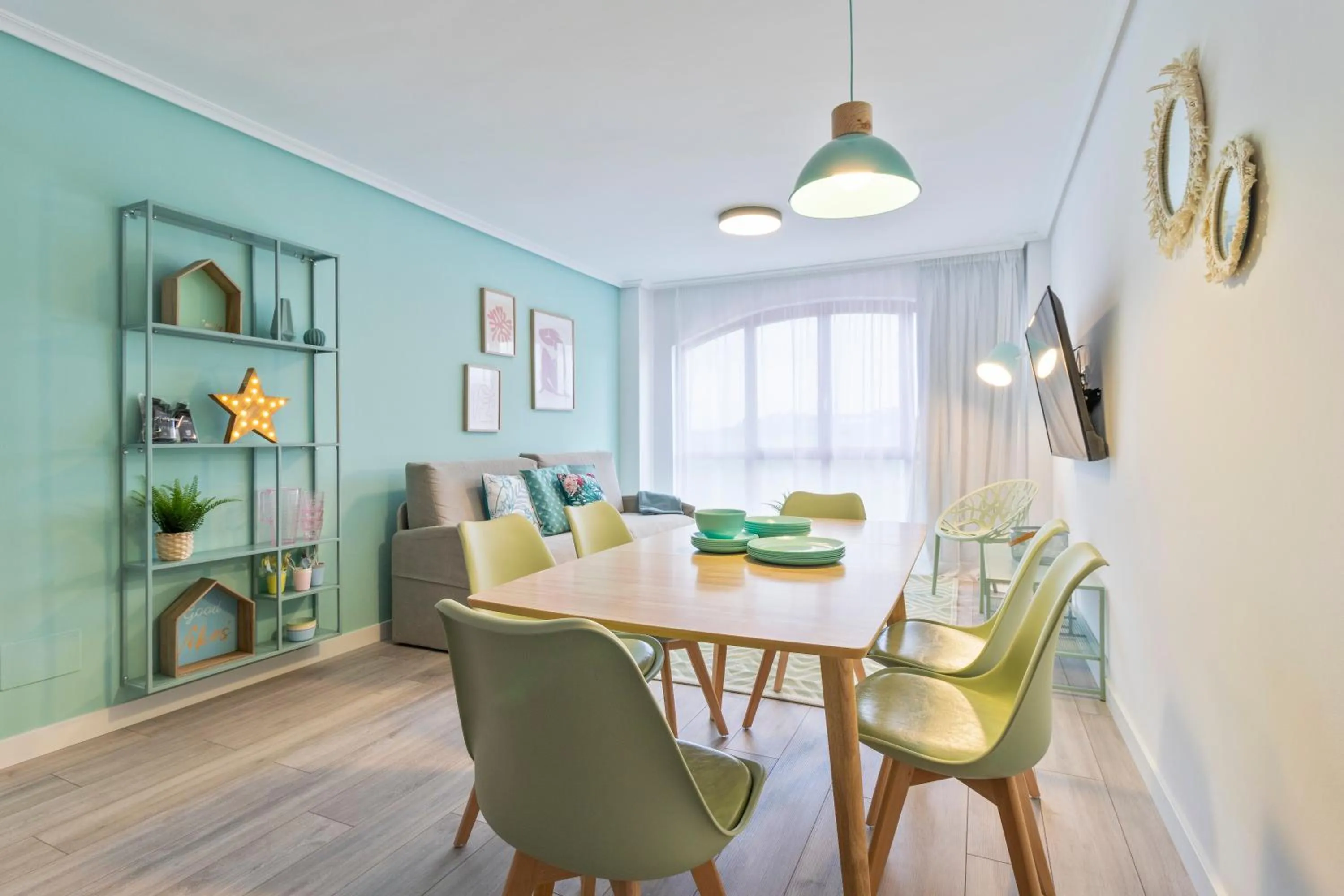 Living room in Abba Comillas Apartments