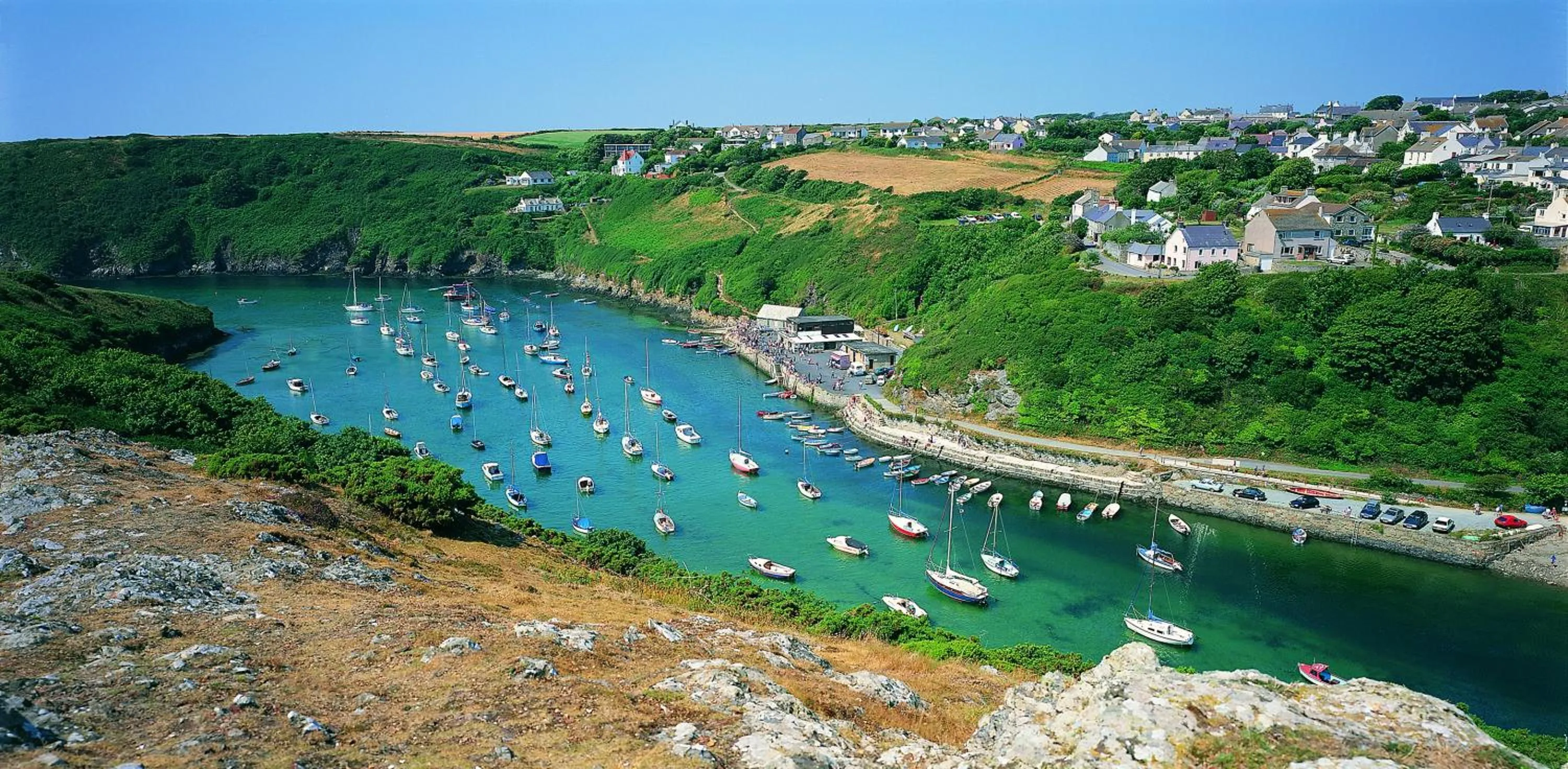 Natural landscape in Roch Castle