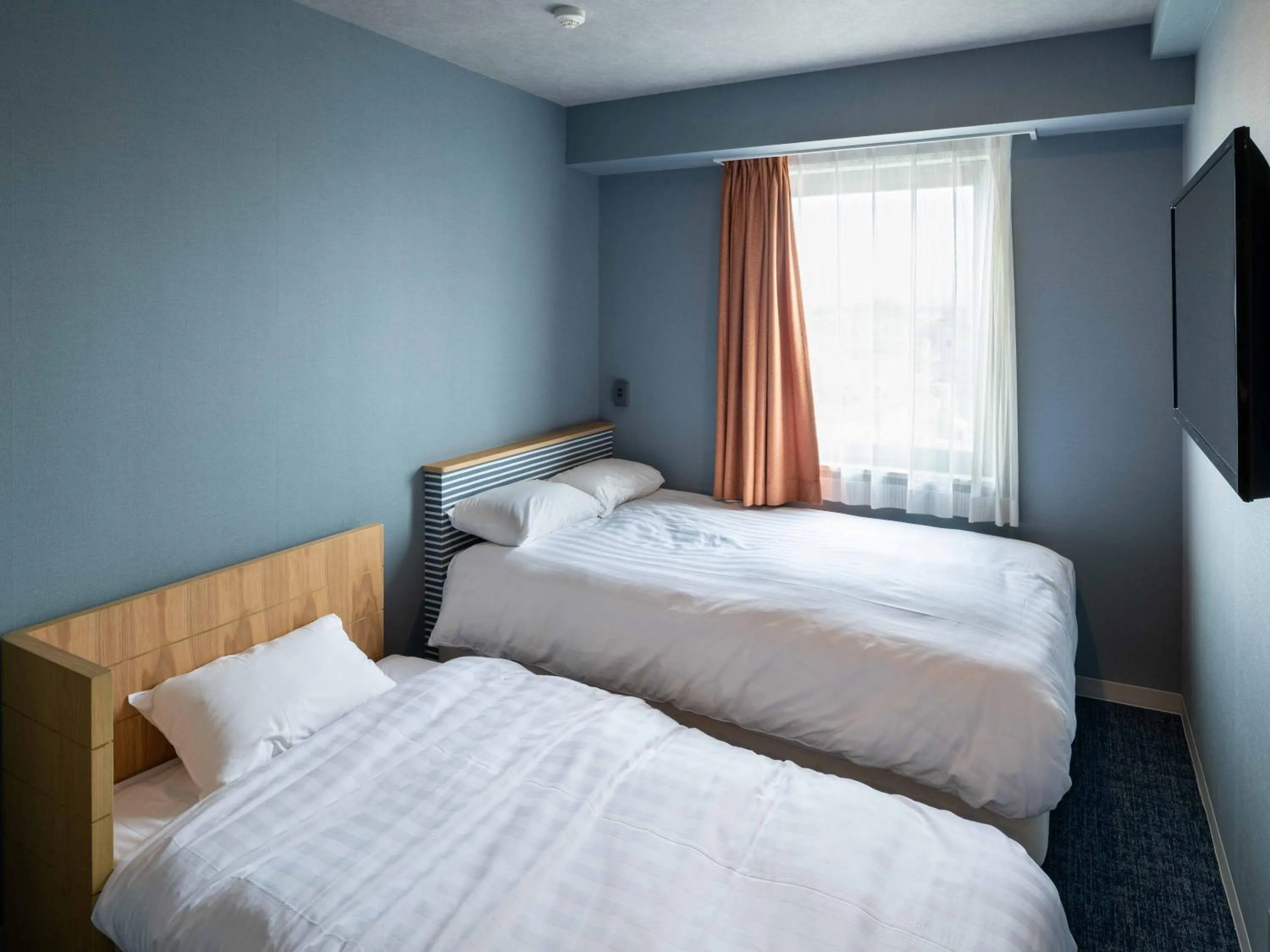 Photo of the whole room, Bed in EN HOTEL Hamamatsu