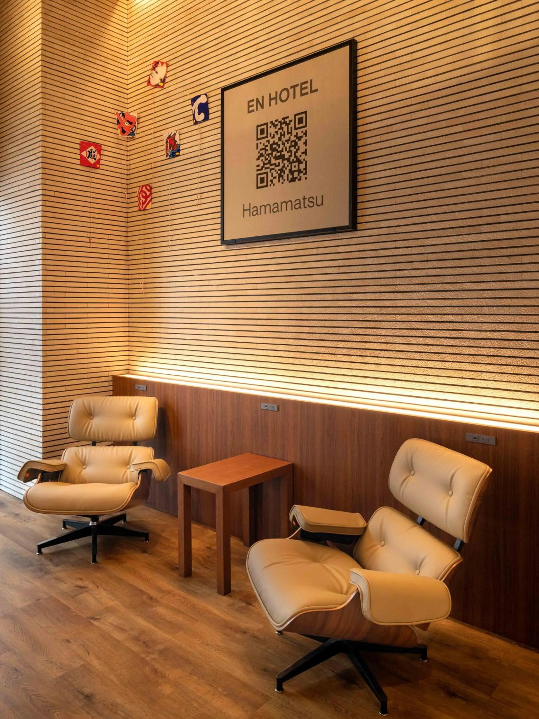 Seating area in EN HOTEL Hamamatsu