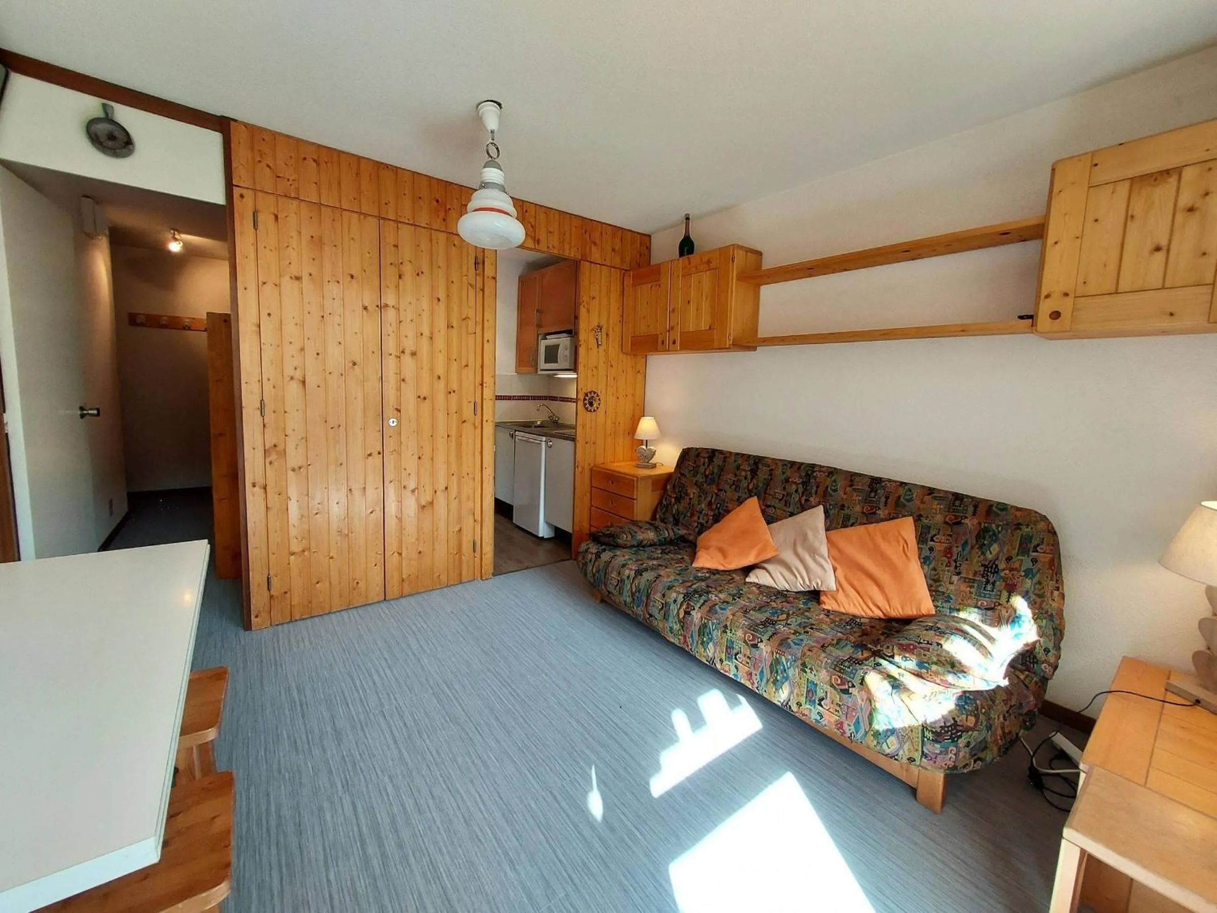 Bed in Appartement cosy avec balcon proche pistes, La Plagne - FR-1-351-17