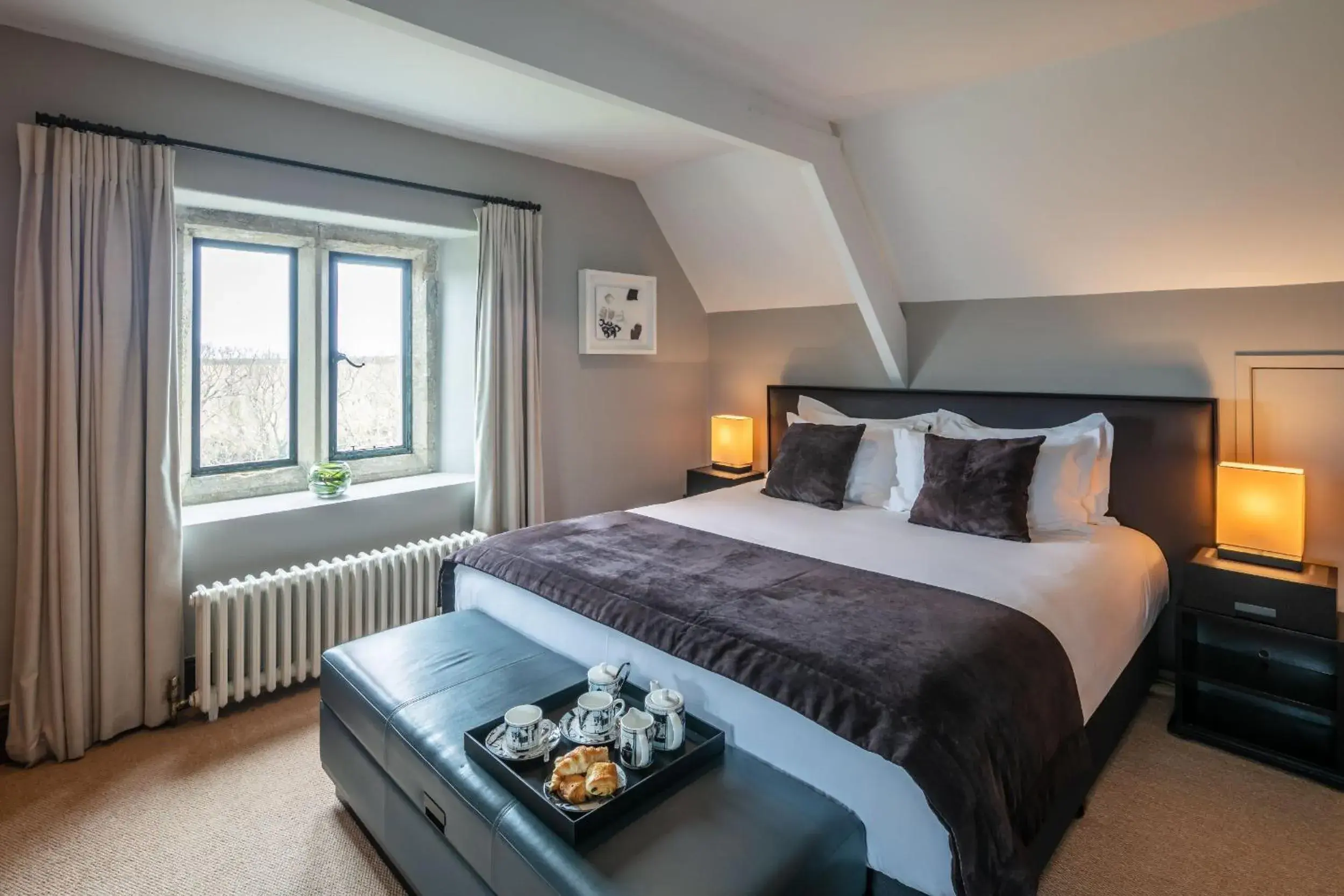 Super King Room with Shower in Penrhiw Priory Super King Room with Shower in Penrhiw Priory