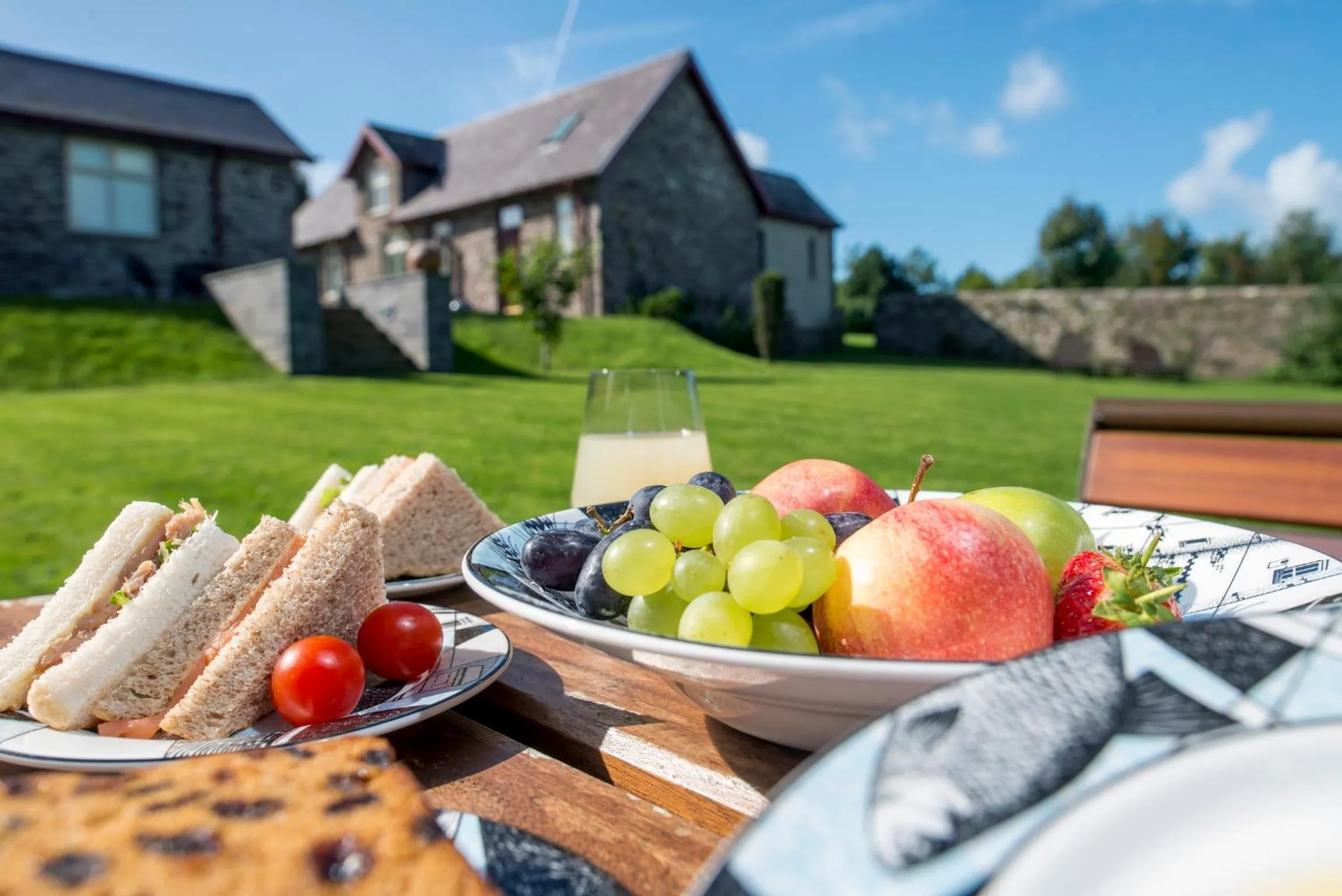 Food close-up in Penrhiw Priory
