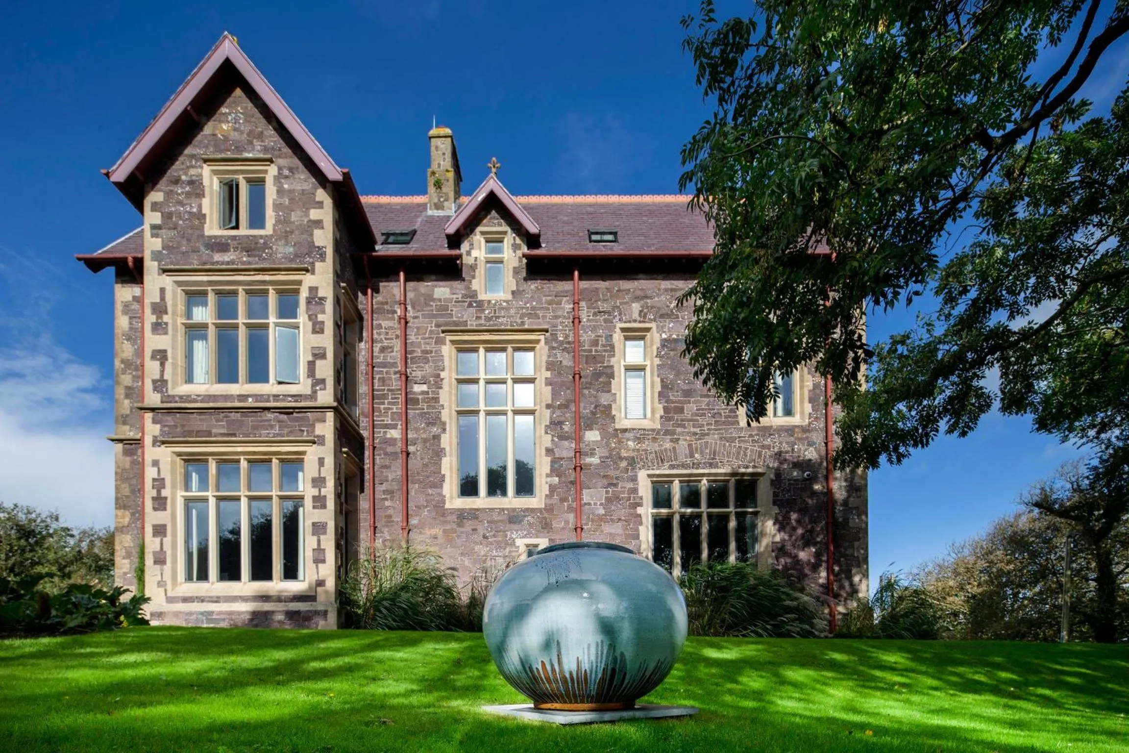 Facade/entrance in Penrhiw Priory