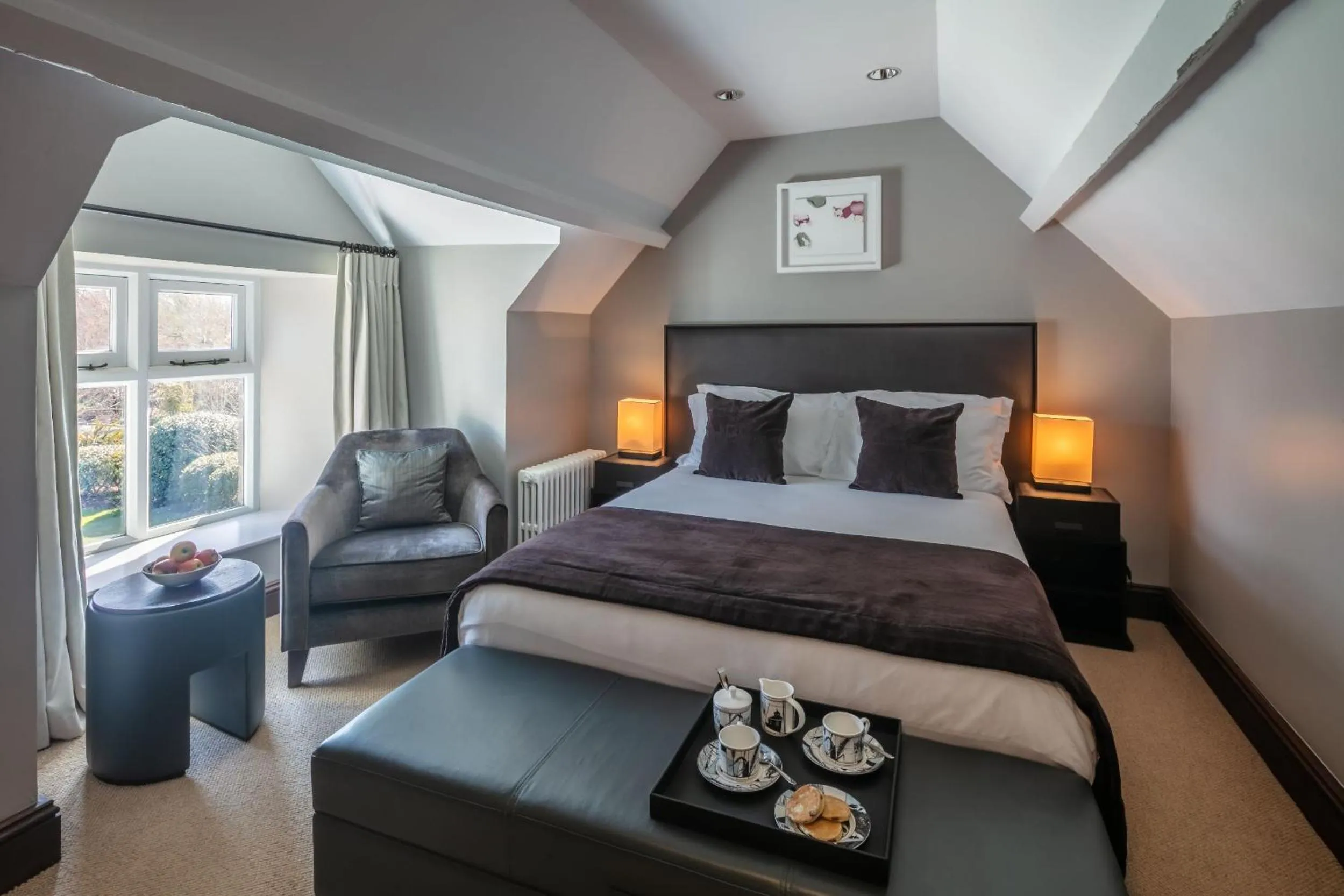 Bed in Penrhiw Priory