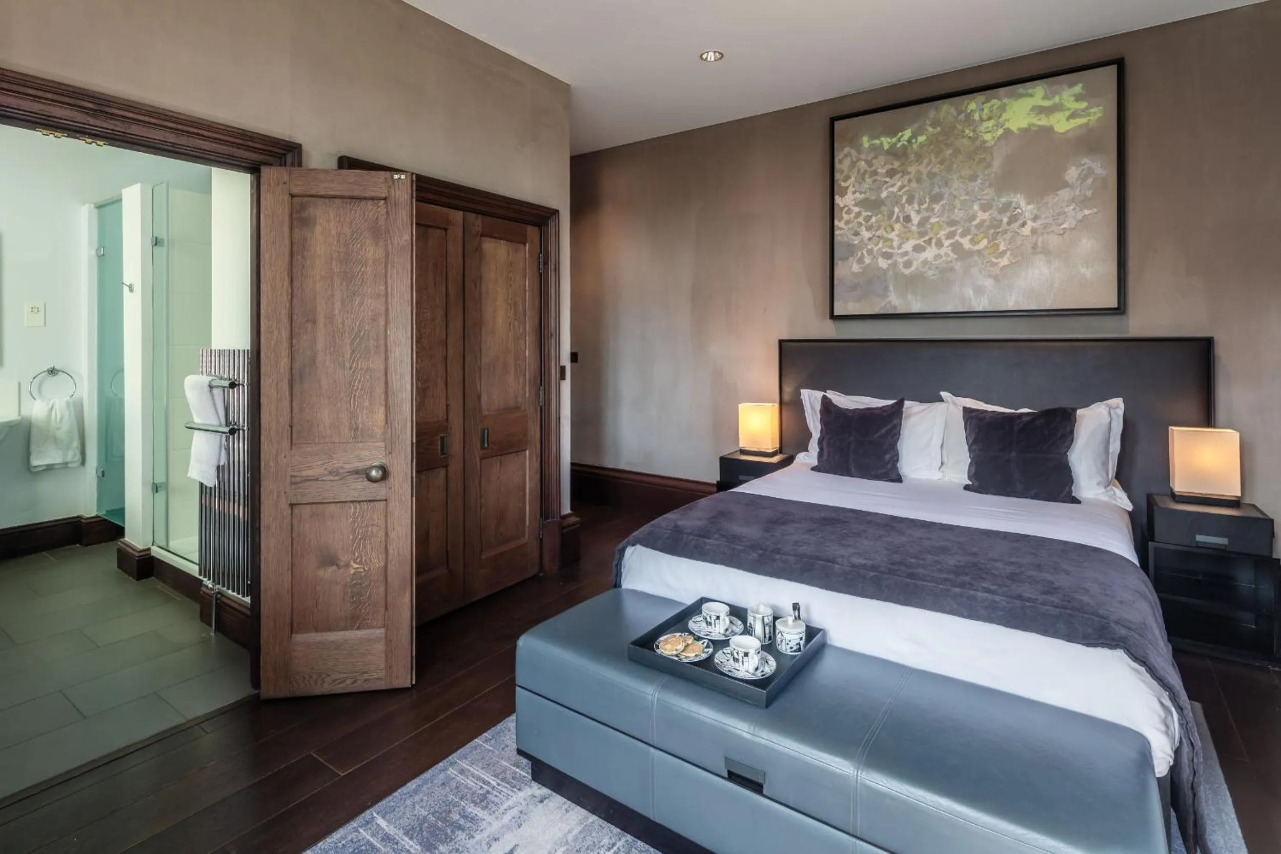 Bed in Penrhiw Priory