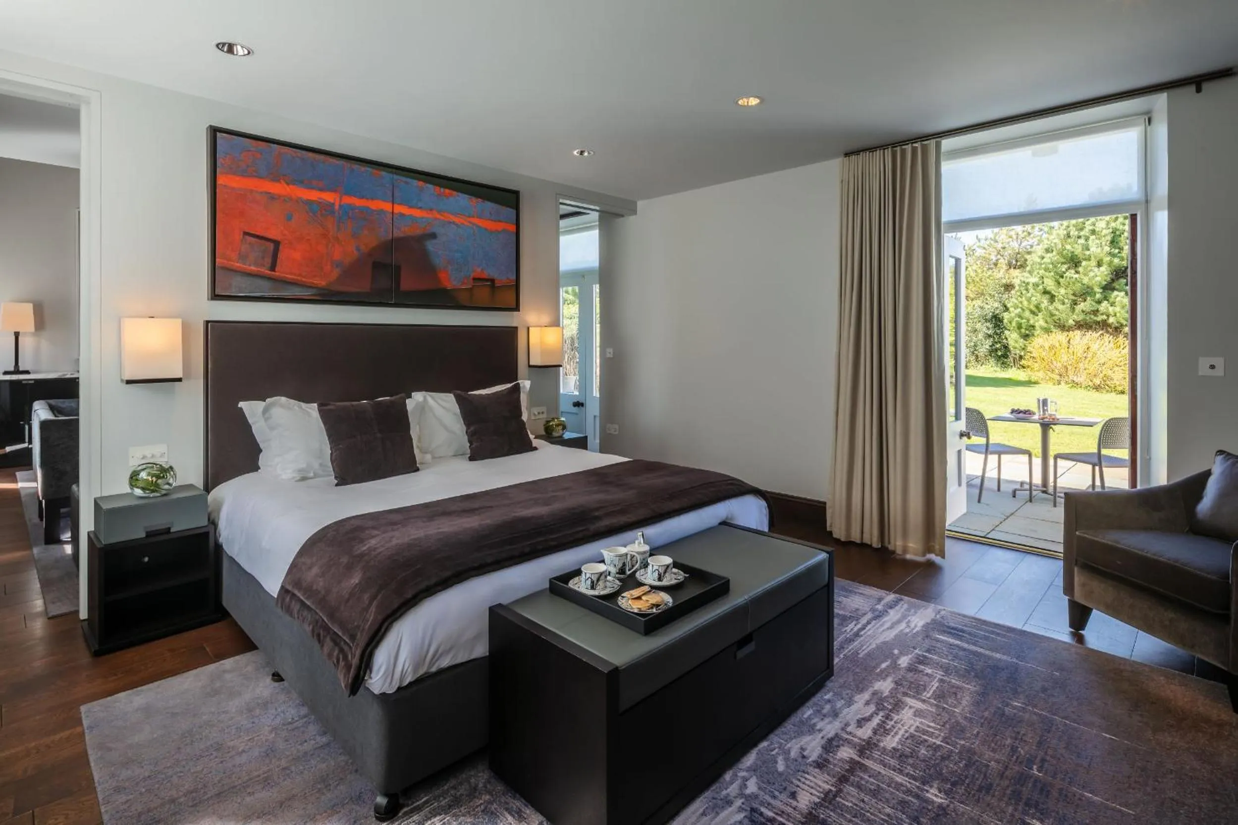 Bed in Penrhiw Priory