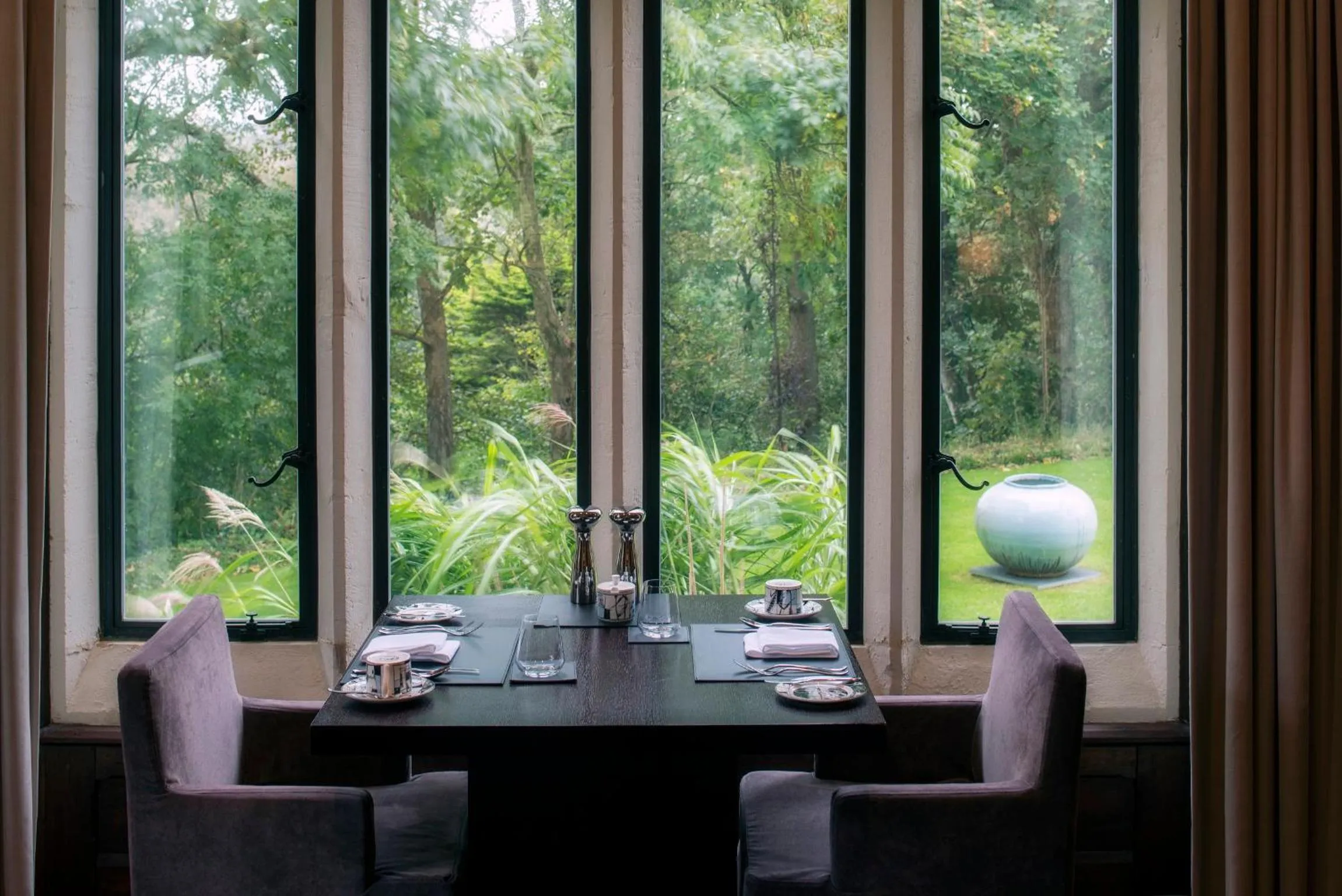 Dining area in Penrhiw Priory