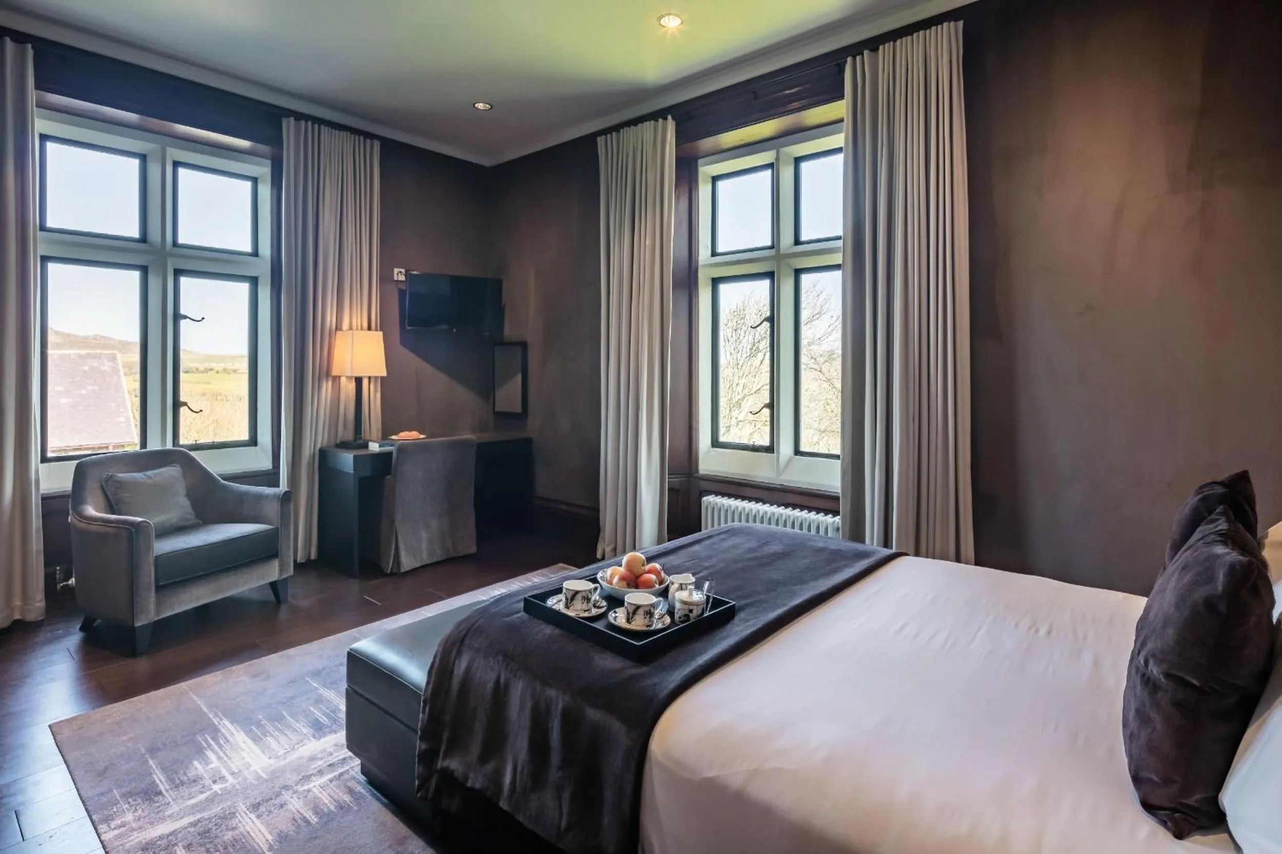 Bed in Penrhiw Priory