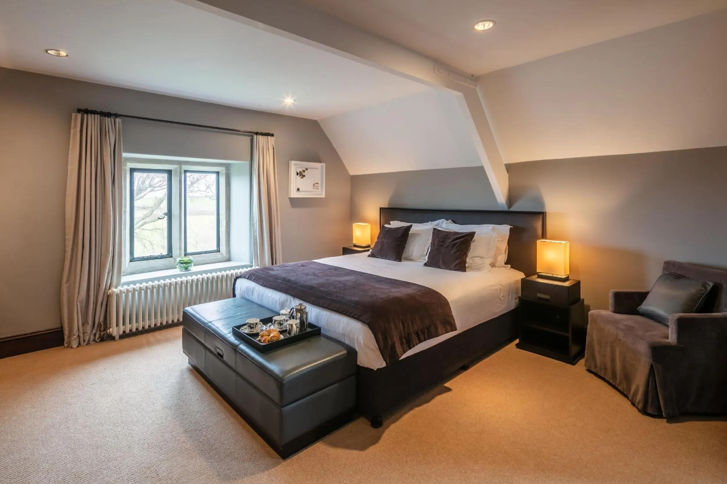 Bed in Penrhiw Priory