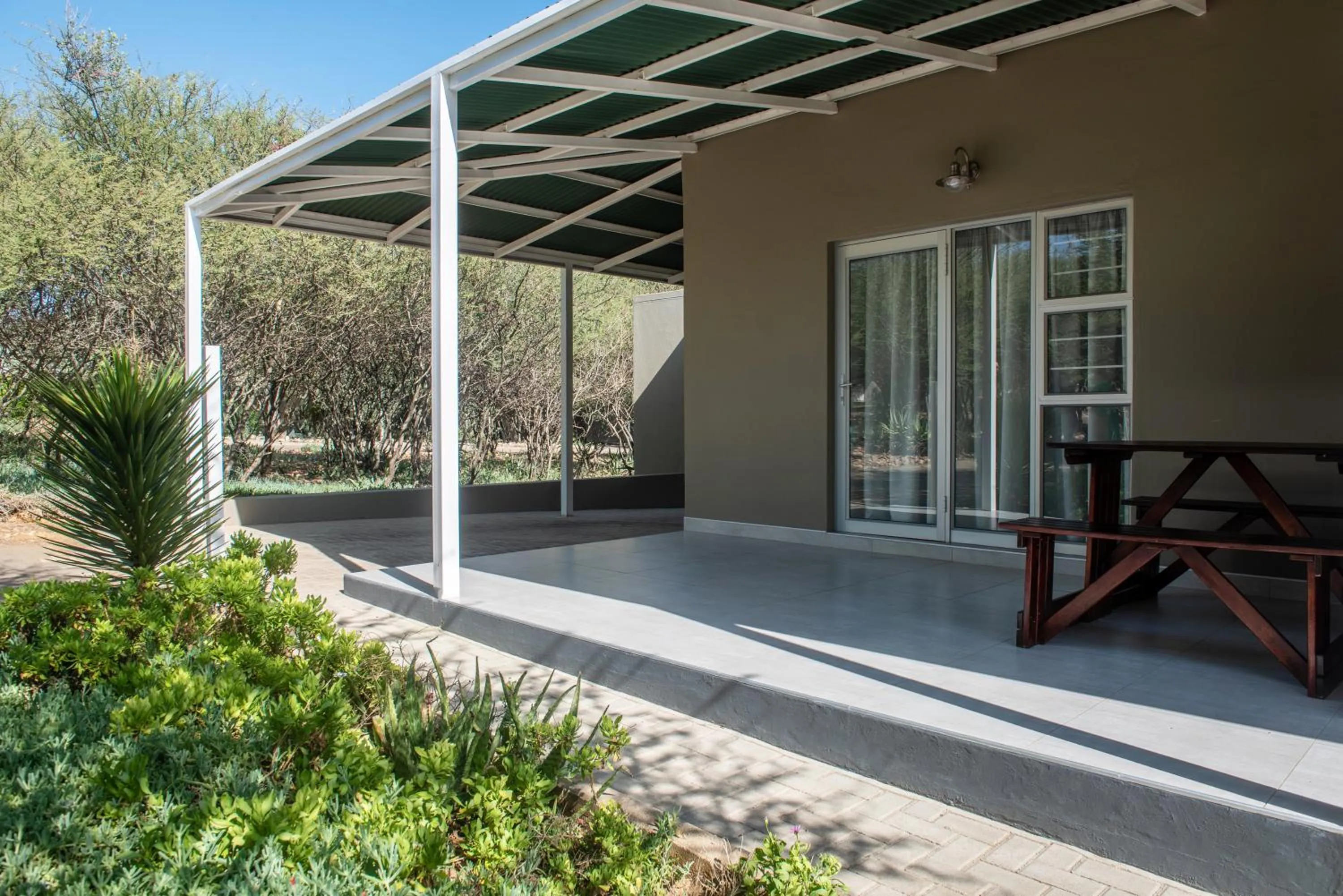 Balcony/Terrace in Arebbusch Travel Lodge