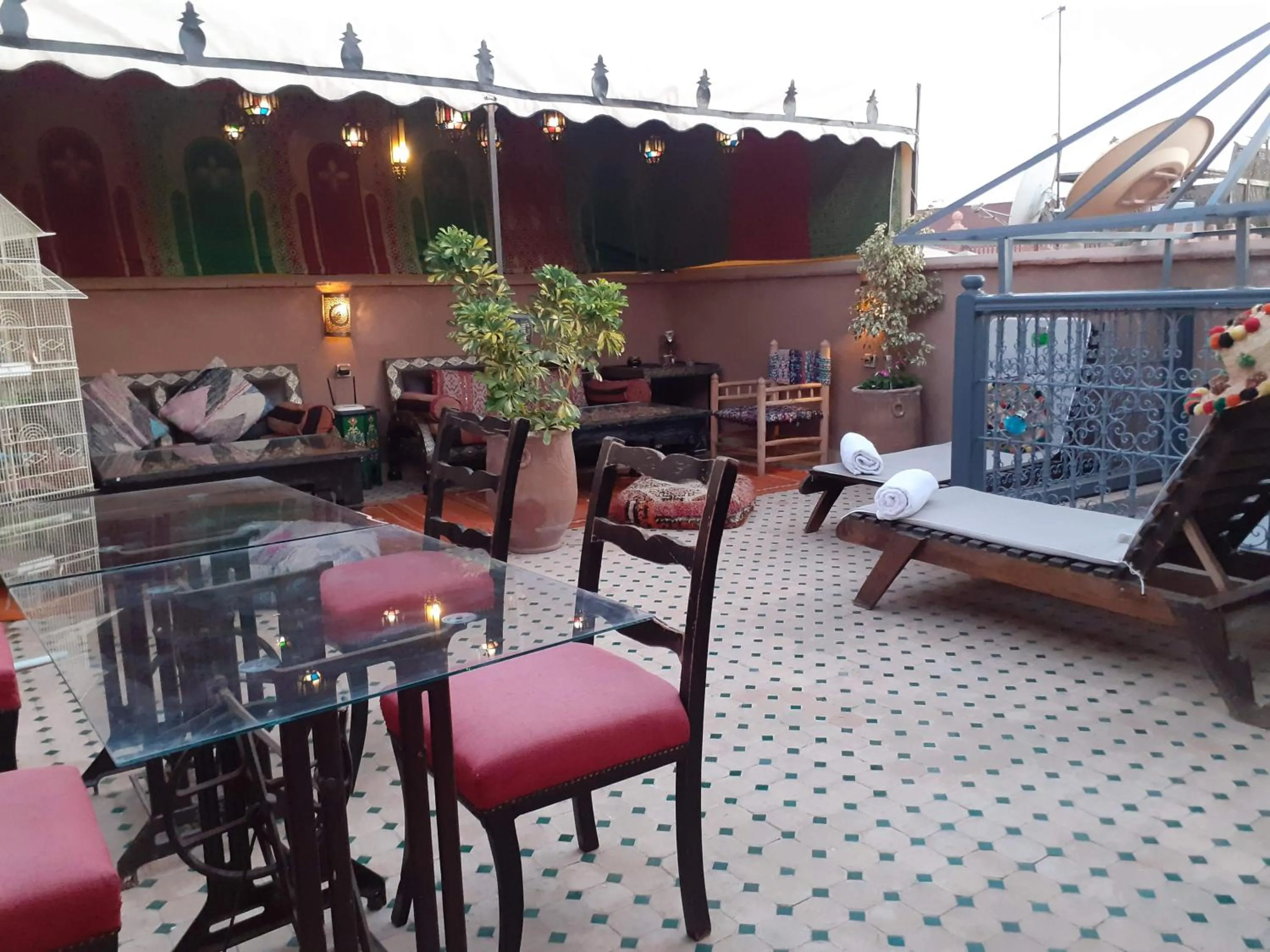 Patio in Riad Simon