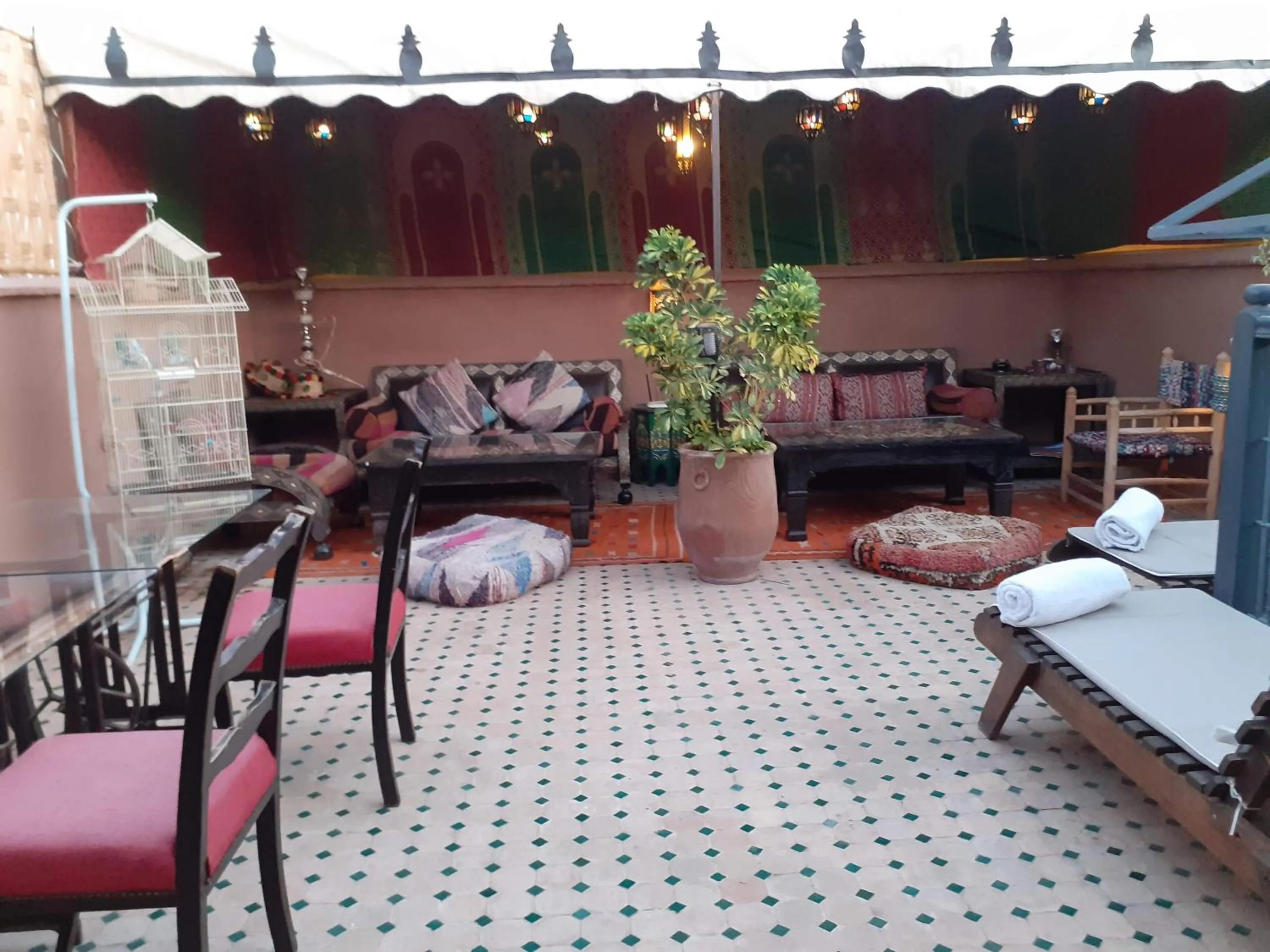 Patio in Riad Simon
