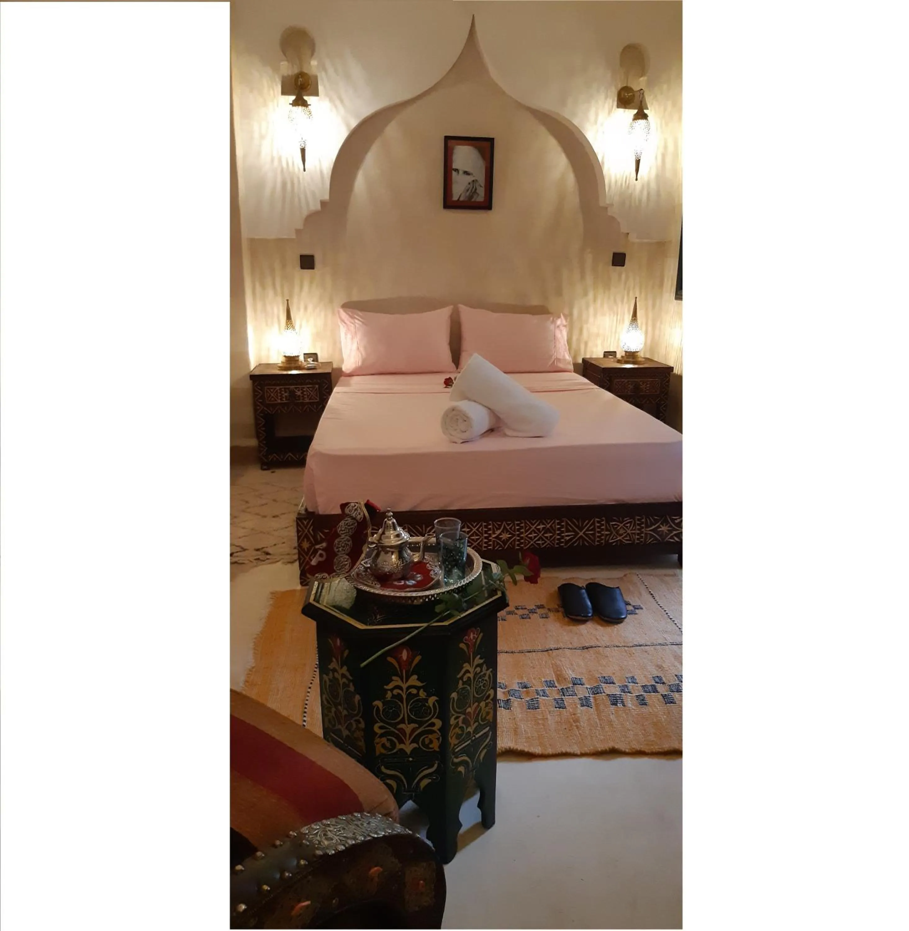 Bed in Riad Simon