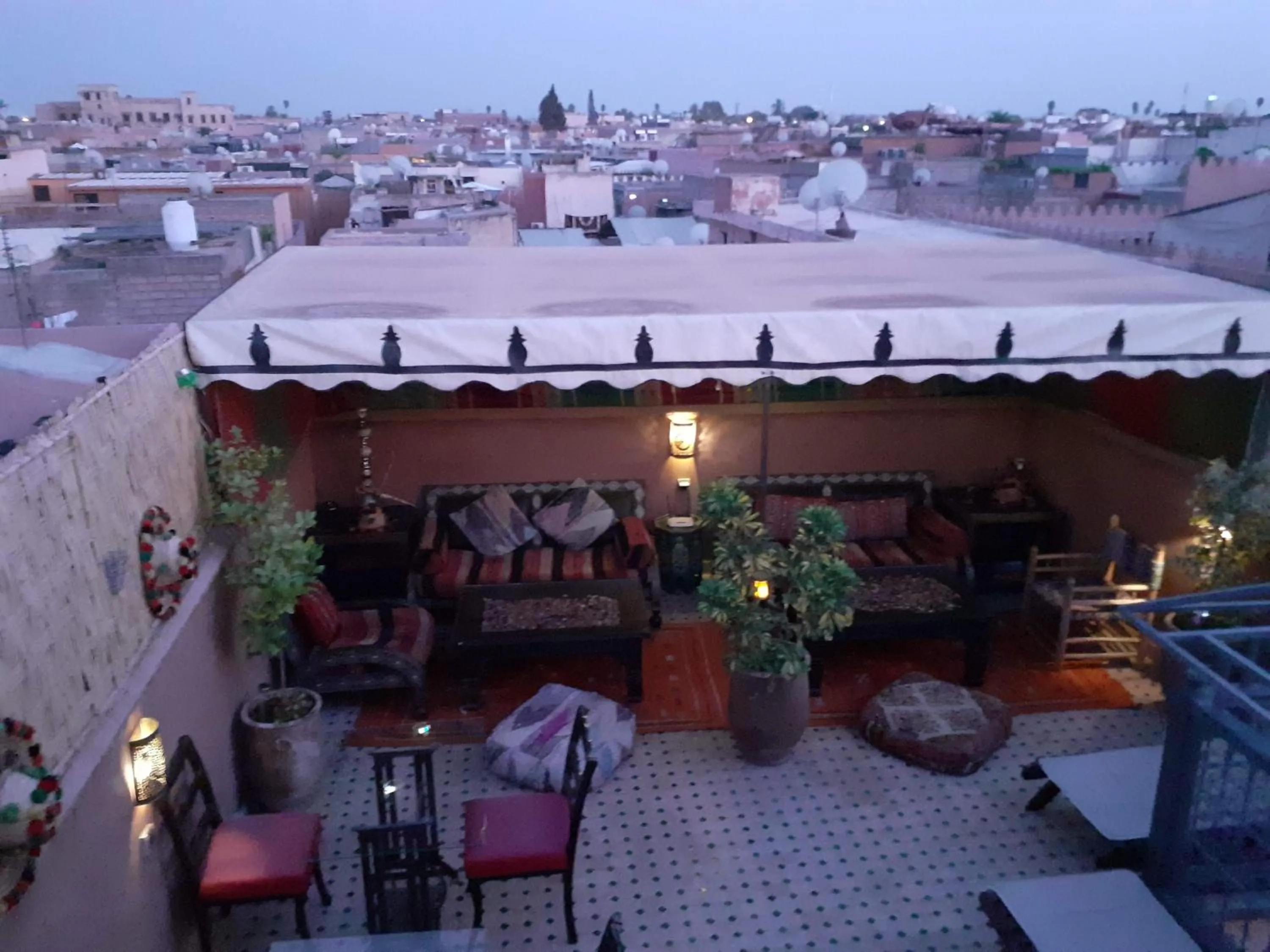 City view in Riad Simon