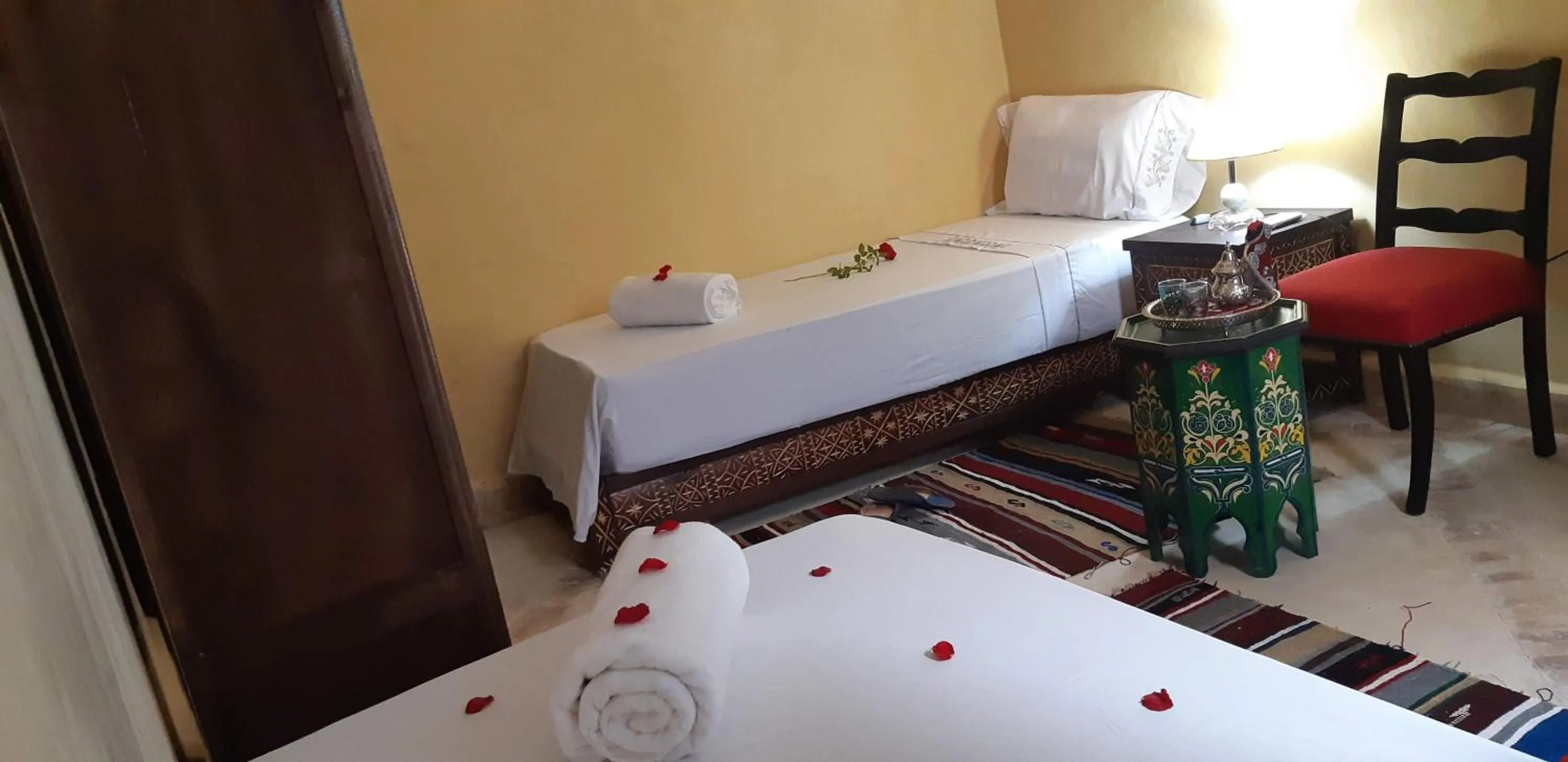 Bed in Riad Simon