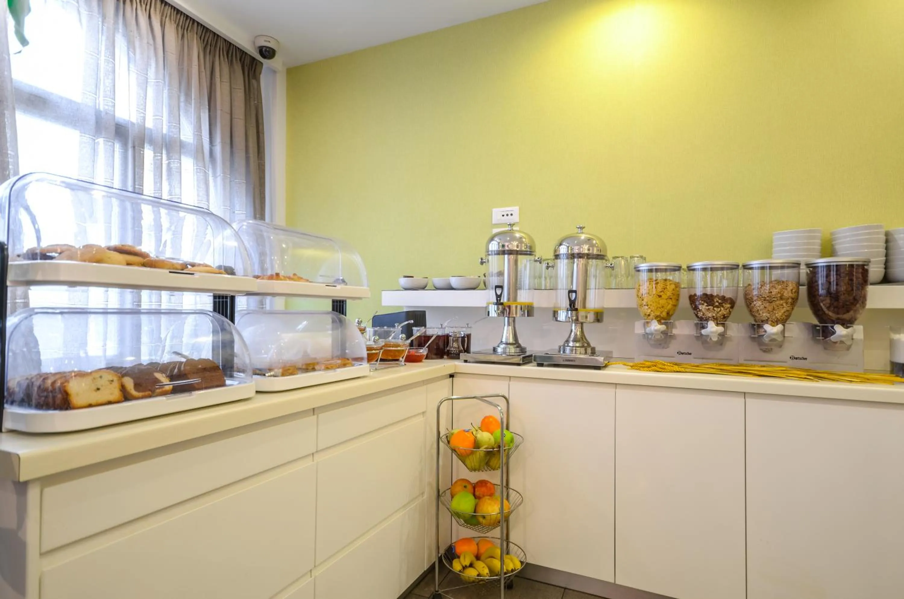 Kitchen or kitchenette in Xenia Hotel