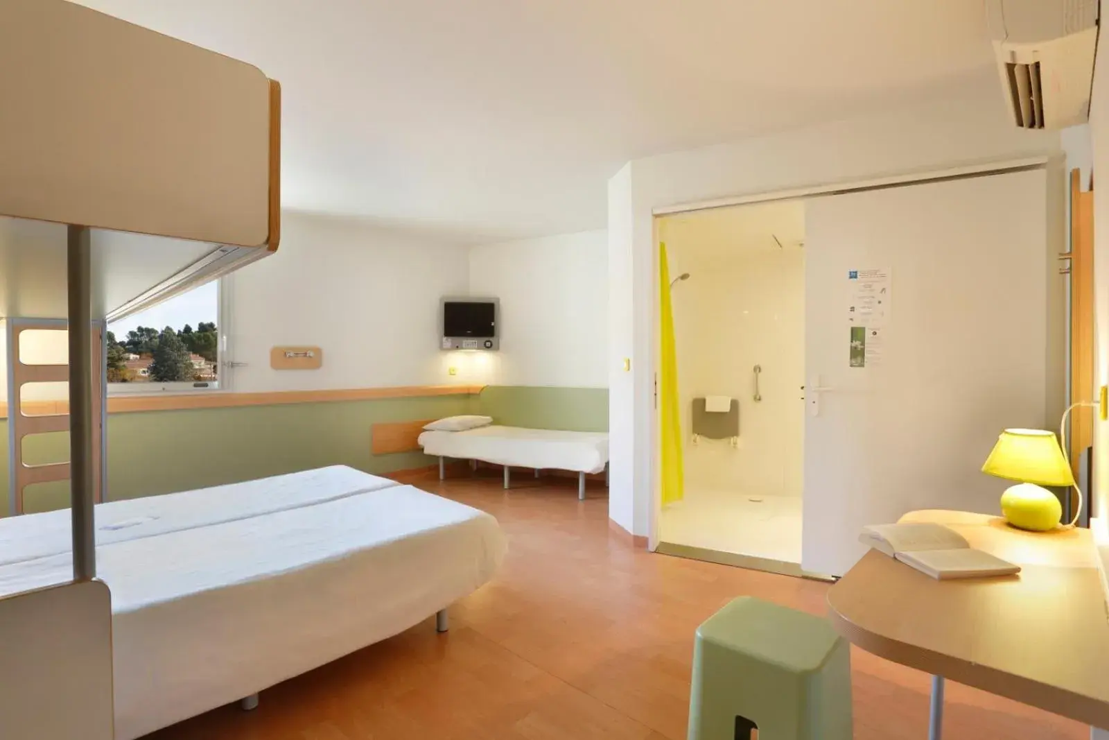 Bed in First Inn Hotel Bed in First Inn Hotel