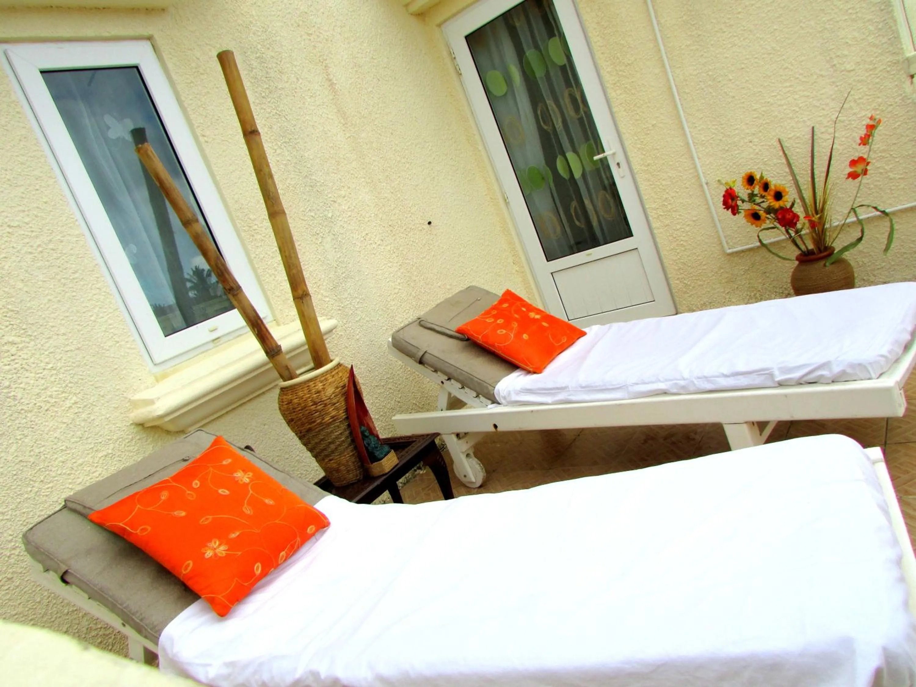 Bed in Golden Rod villa