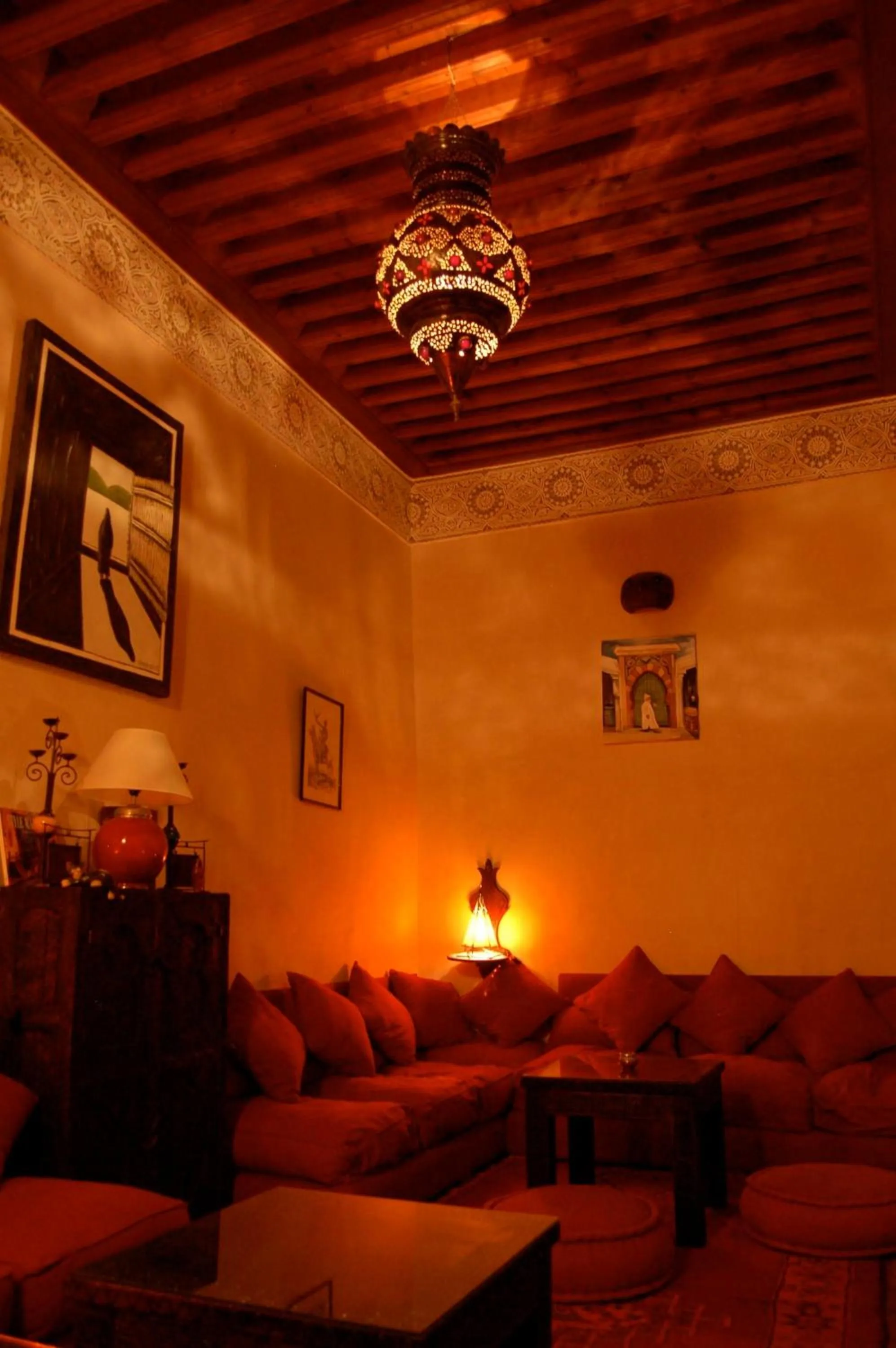 Lounge or bar in Riad Massiba