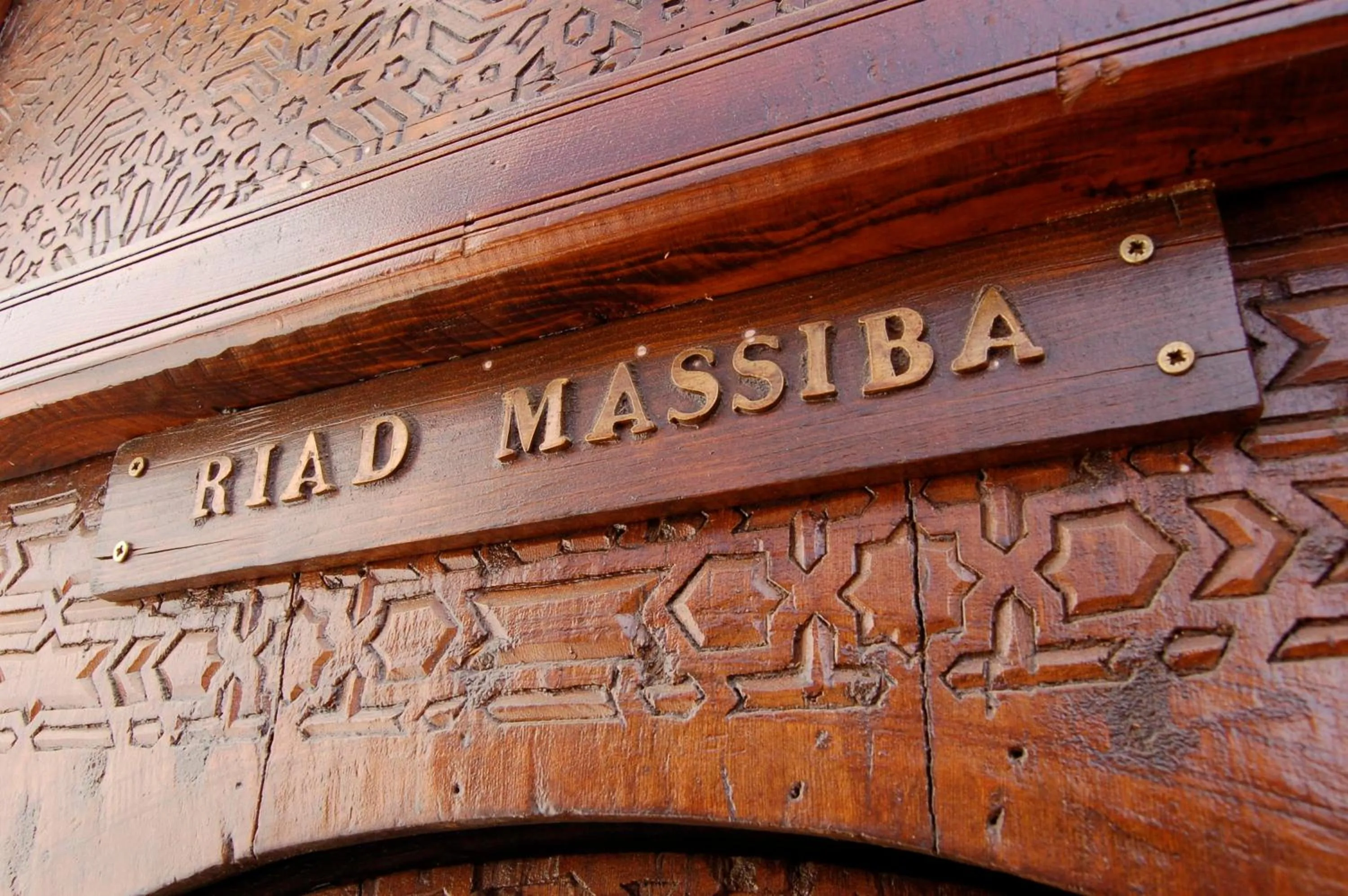 Facade/entrance in Riad Massiba