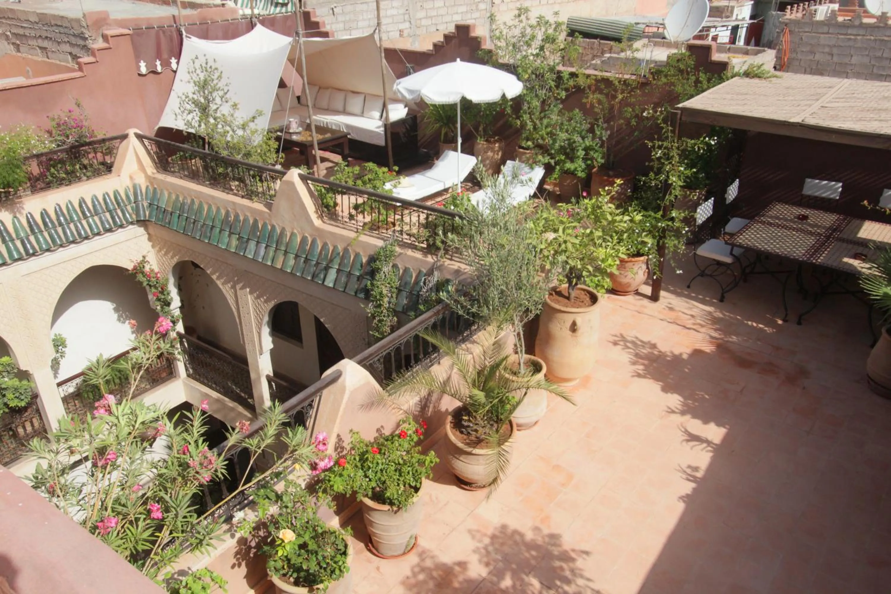 Balcony/Terrace in Riad Massiba