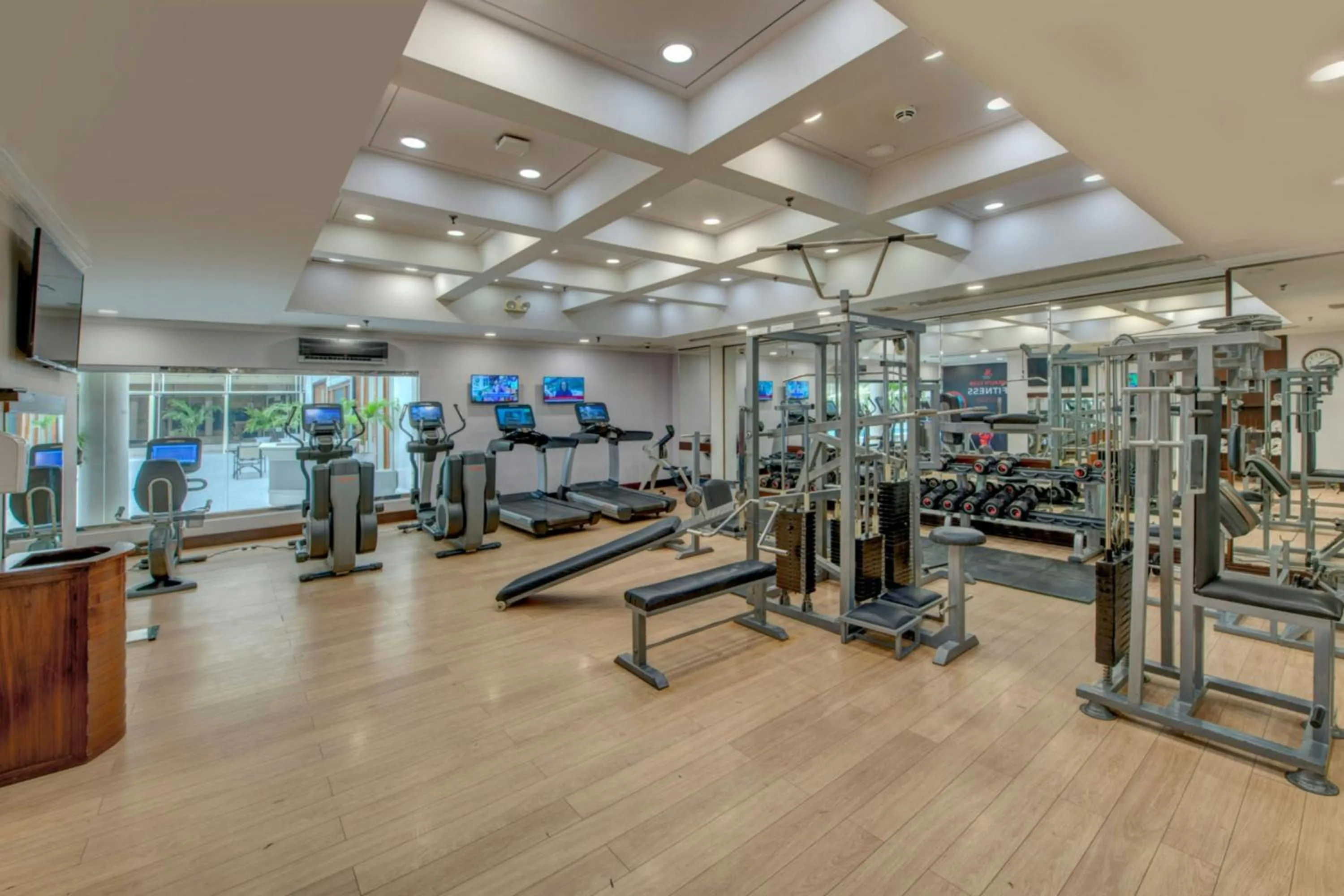 Fitness centre/facilities in Karachi Marriott Hotel