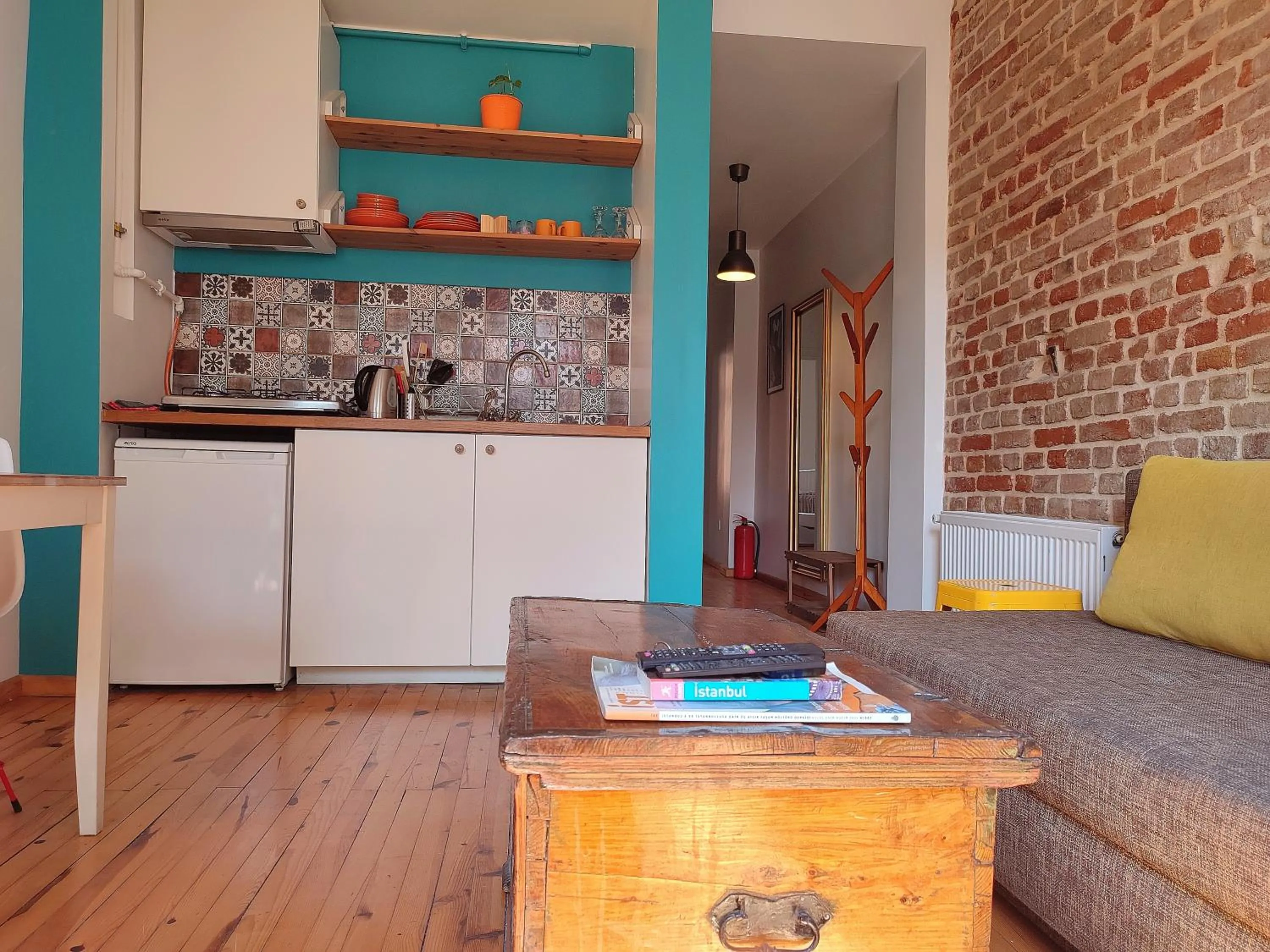 Kitchen or kitchenette in Kunterbunt Istanbul