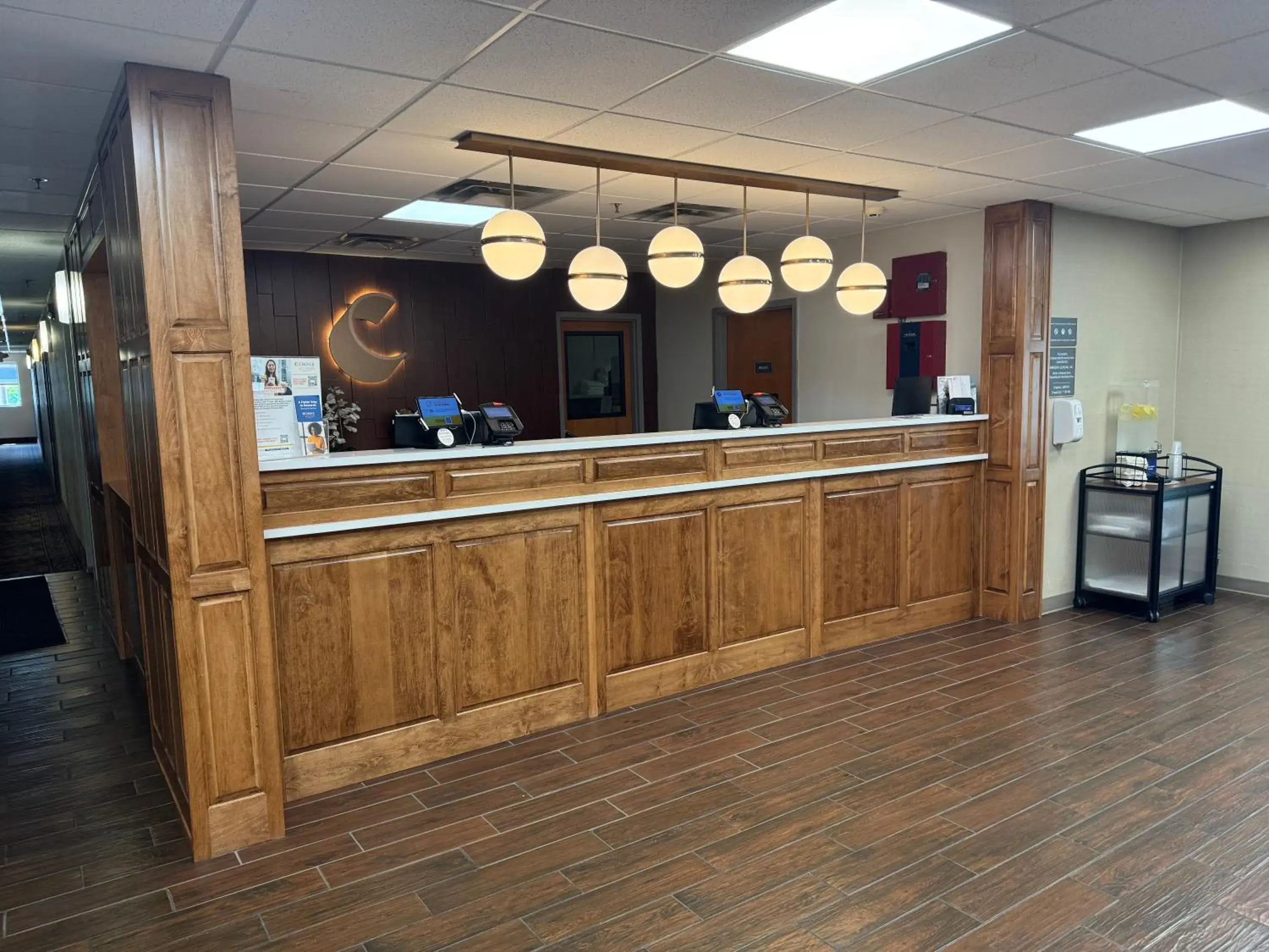Lobby or reception in Comfort Inn Huntington near University area Lobby or reception in Comfort Inn Huntington near University area