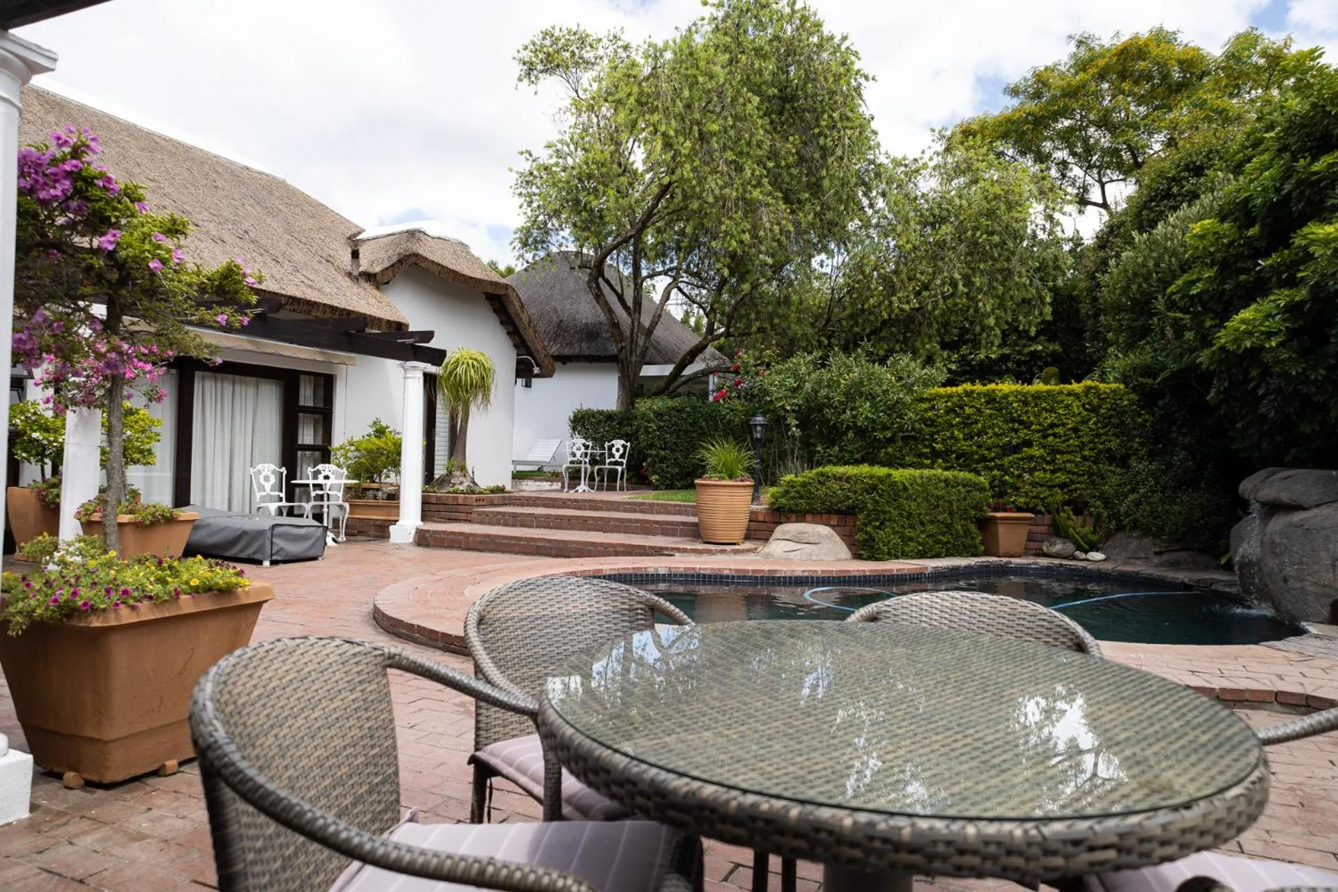 Patio in Cape Village Lodge