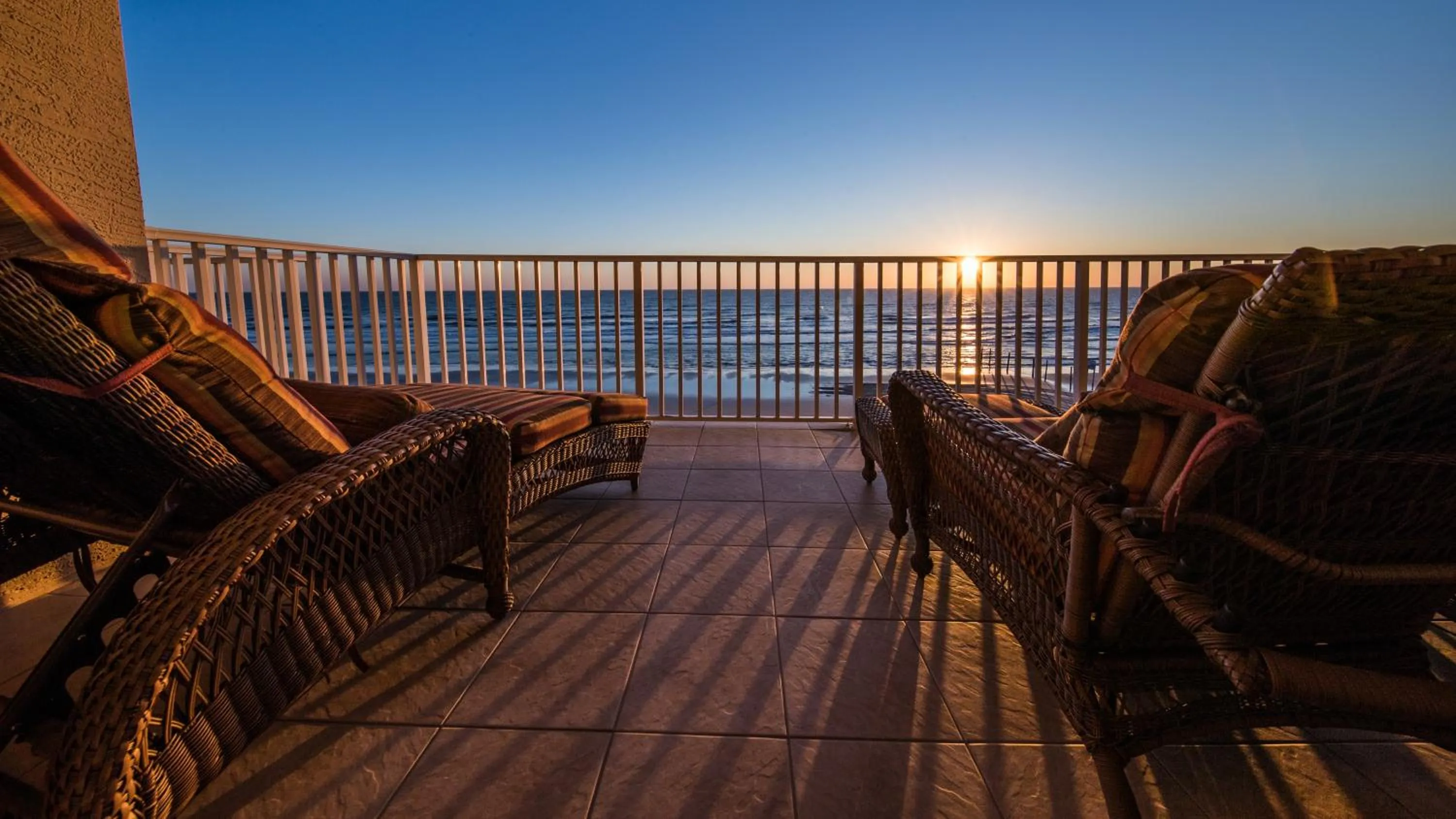 Patio in Family Friendly - Direct Oceanfront Sanibel 303