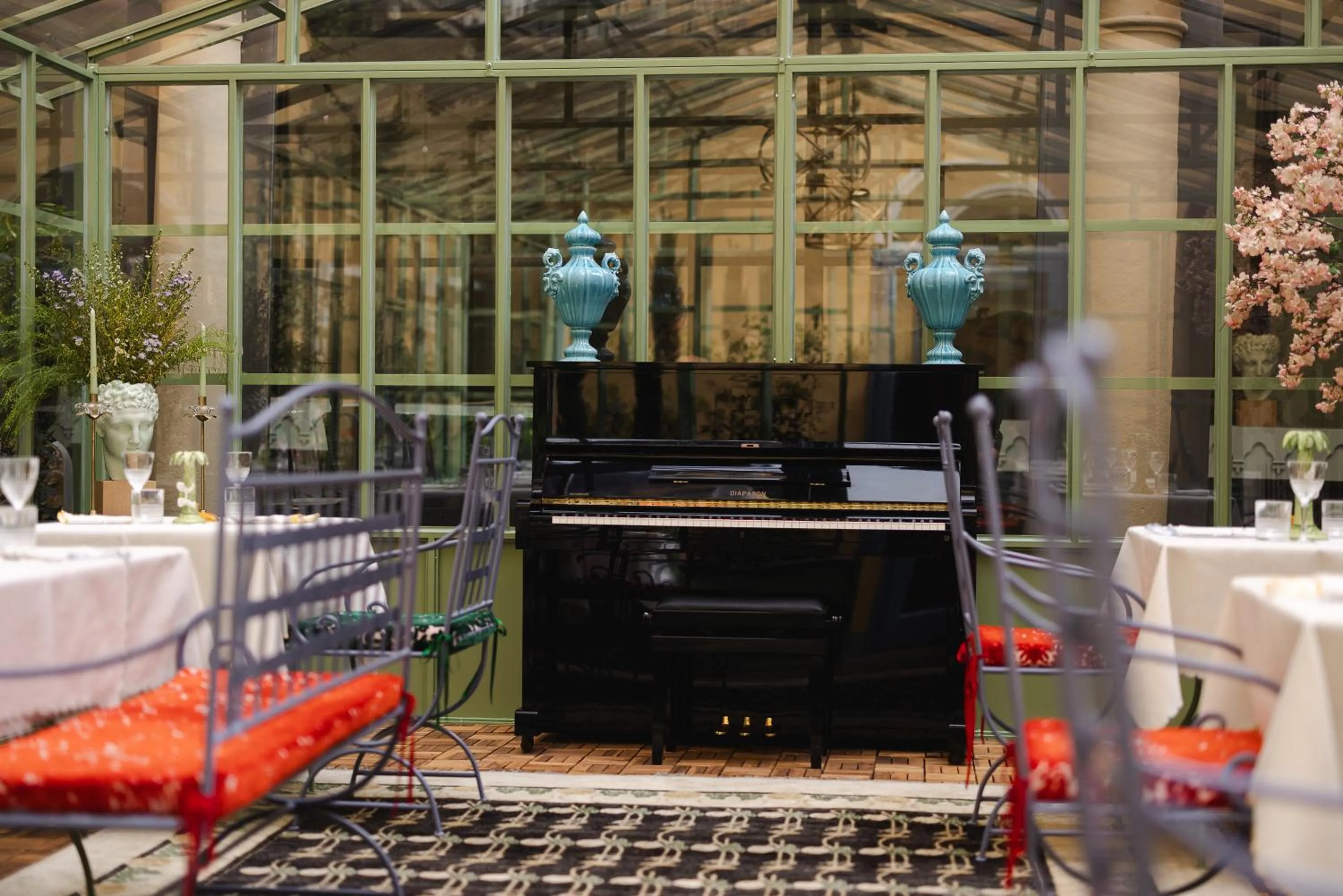 Dining area in Hotel Number Nine