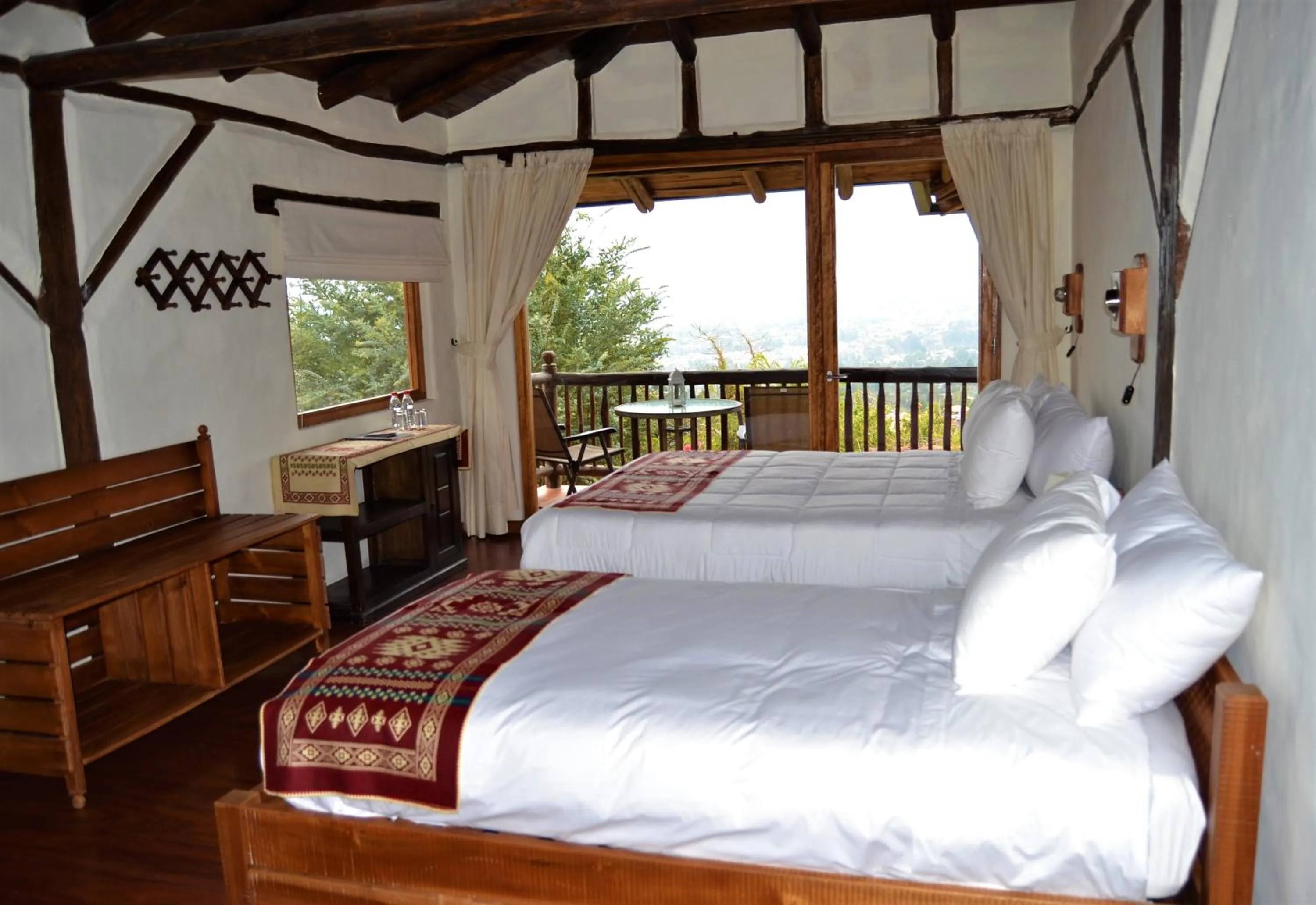 Bed in Ilatoa Lodge