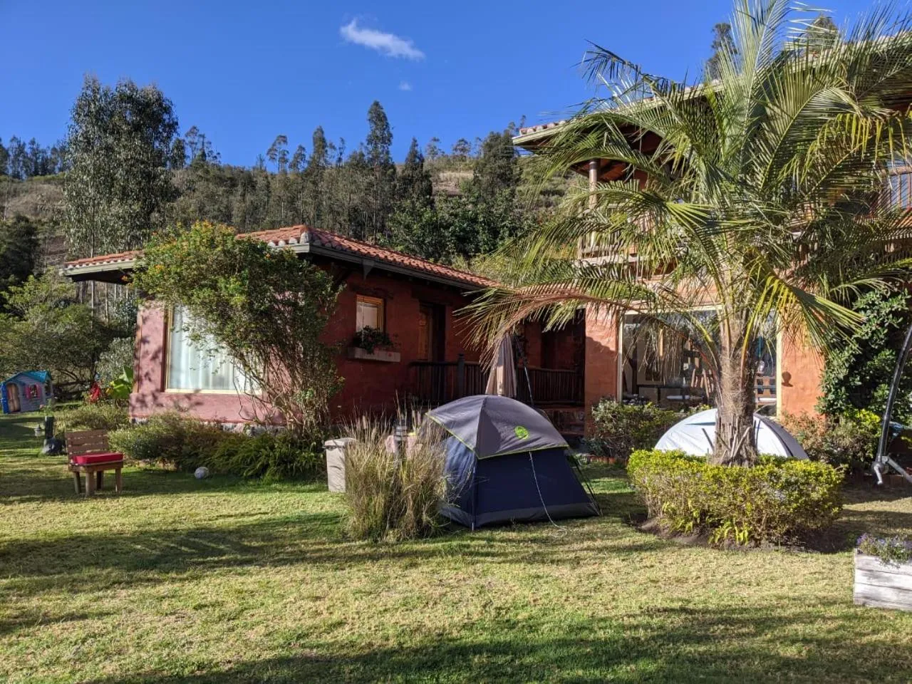 Patio in Ilatoa Lodge
