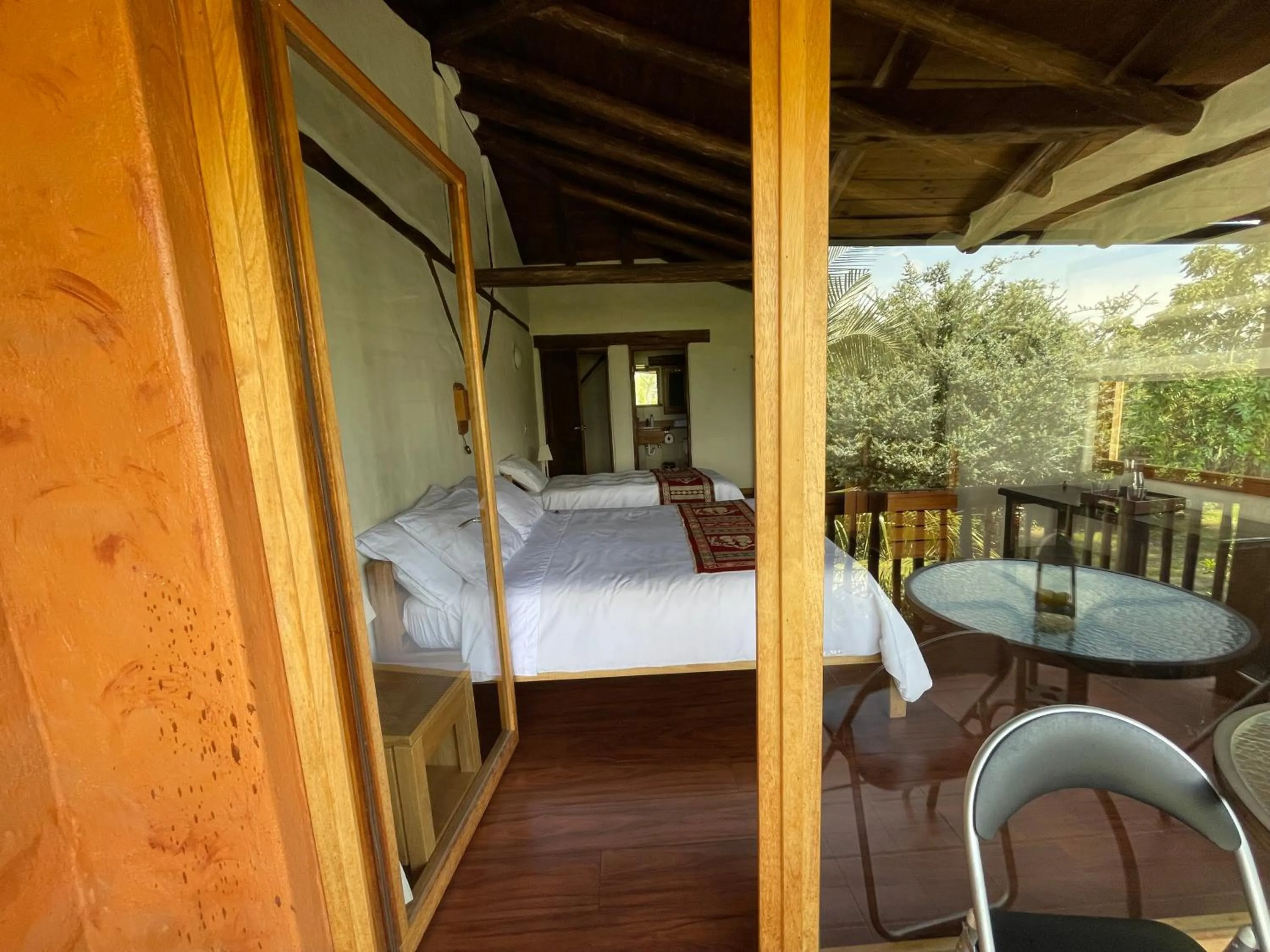 Bed in Ilatoa Lodge
