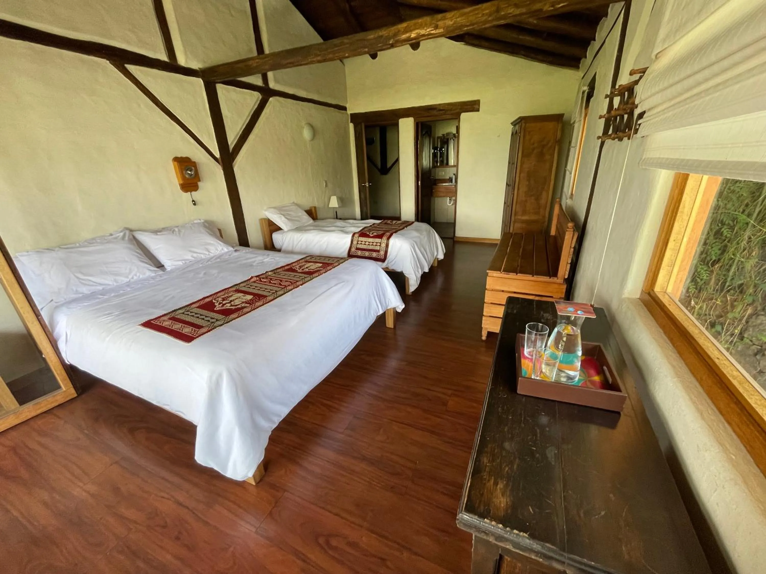 Bed in Ilatoa Lodge