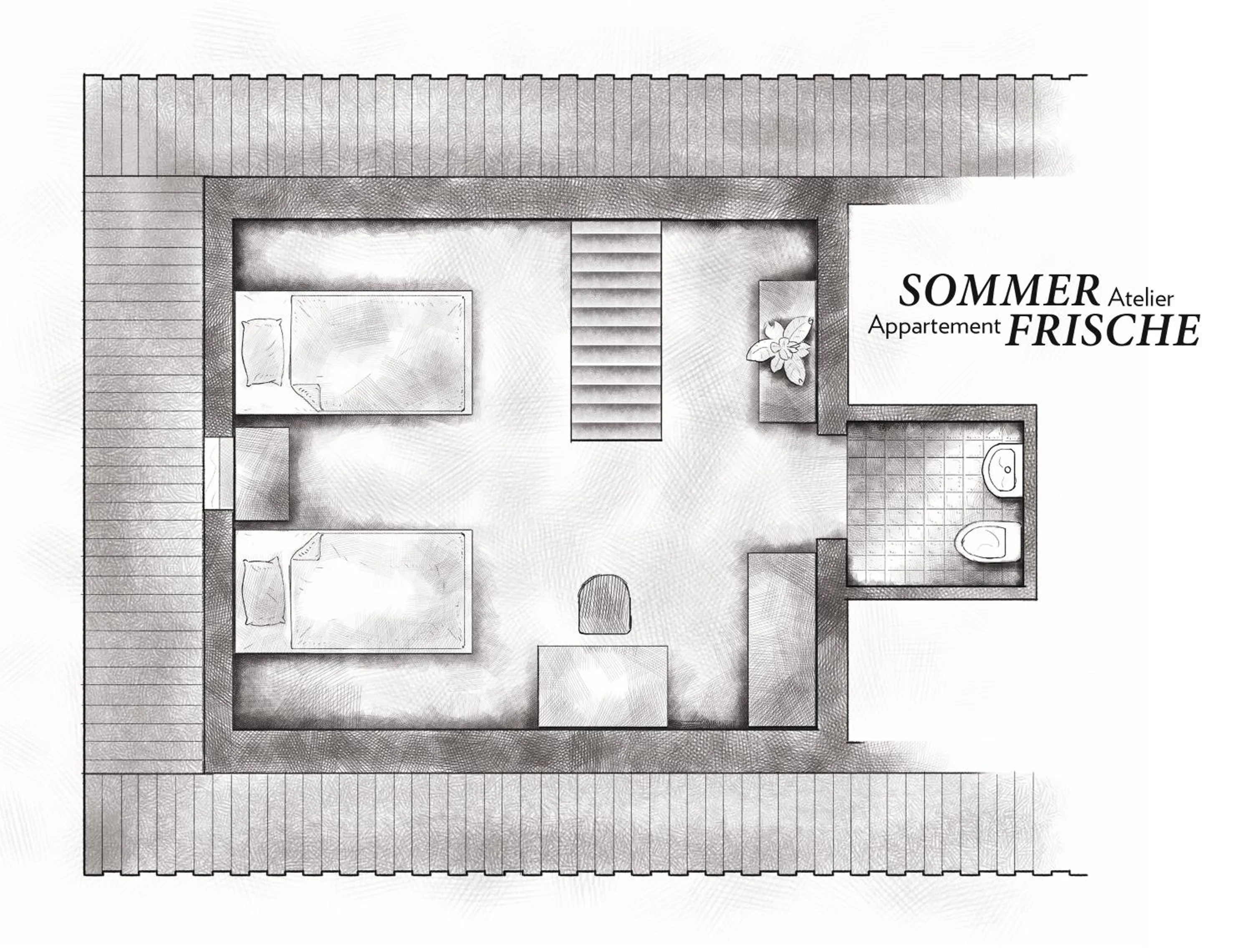 Floor plan in Naturel Hoteldorf Seeleitn