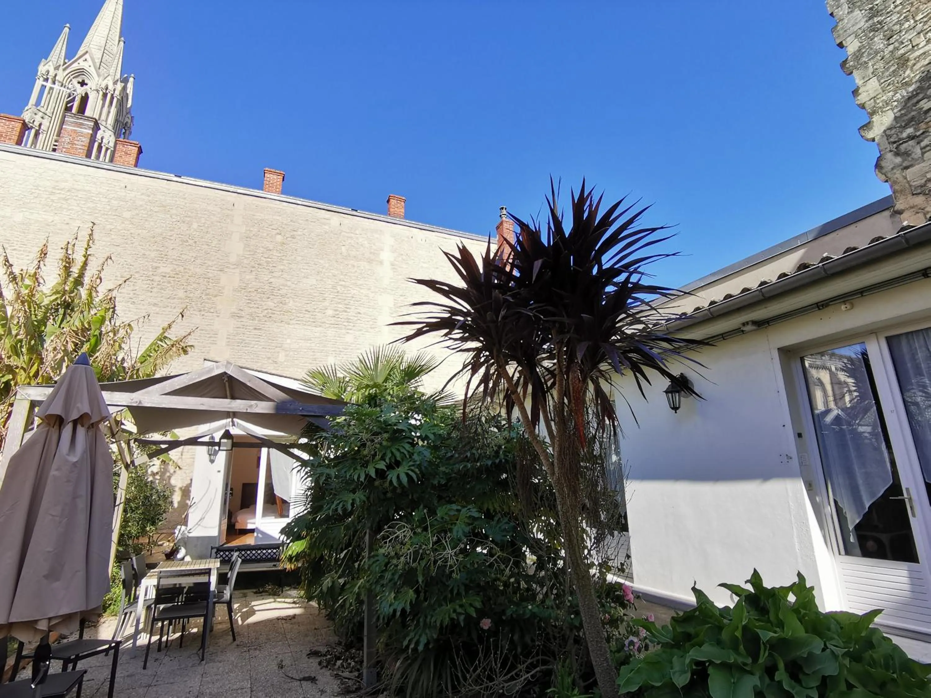 Garden in Hôtel François d'O