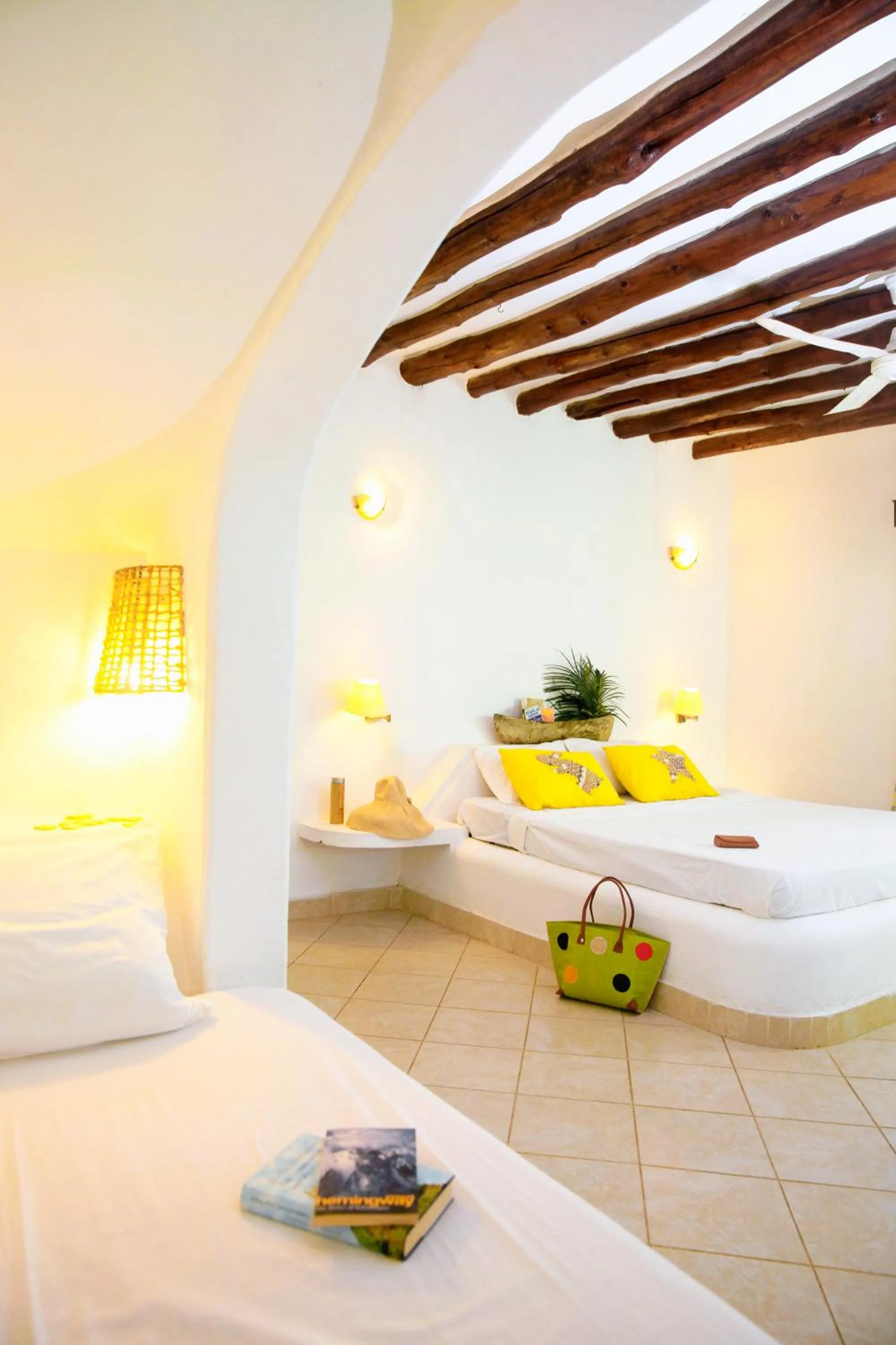 Bed in Temple Point Resort