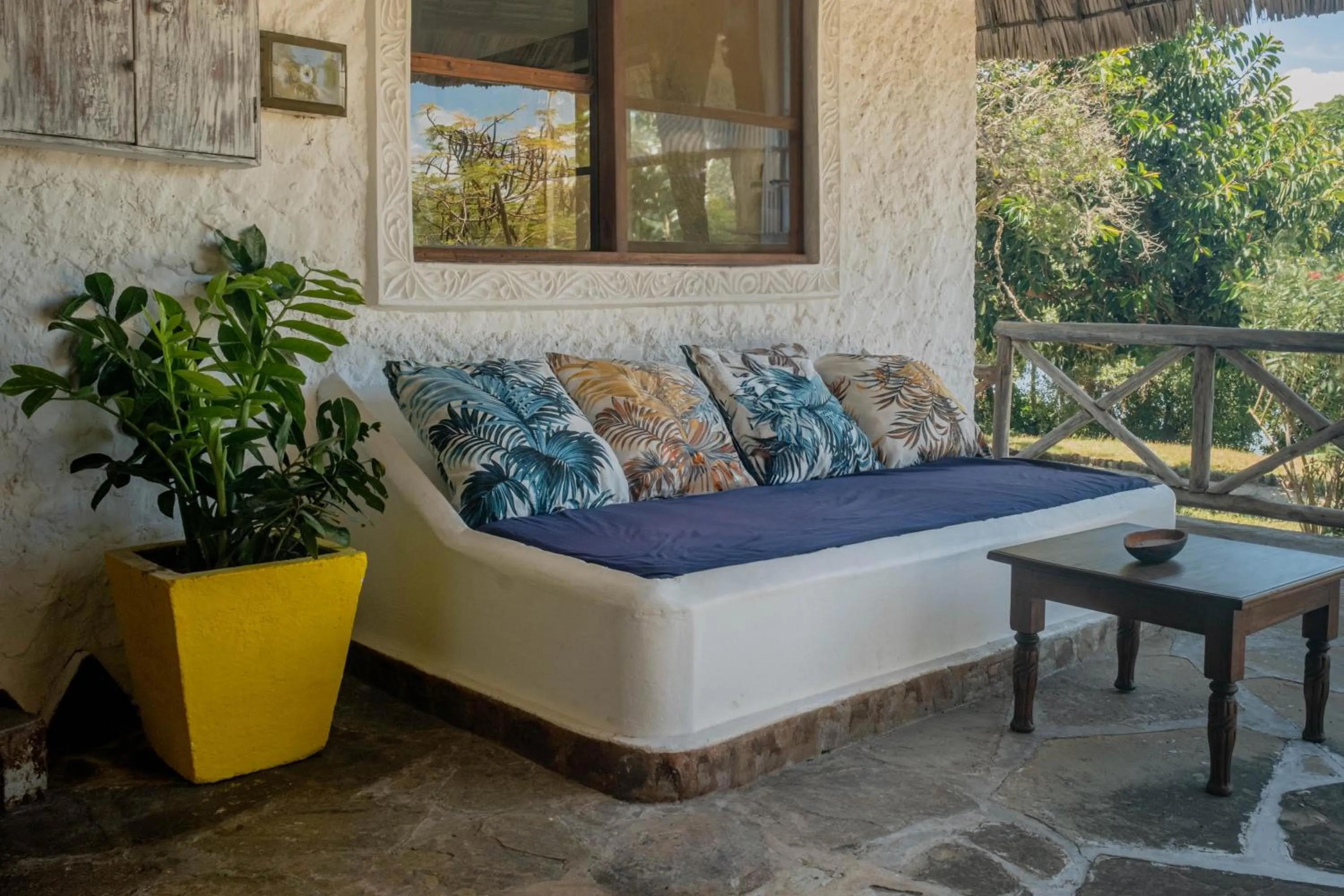 Patio in Temple Point Resort