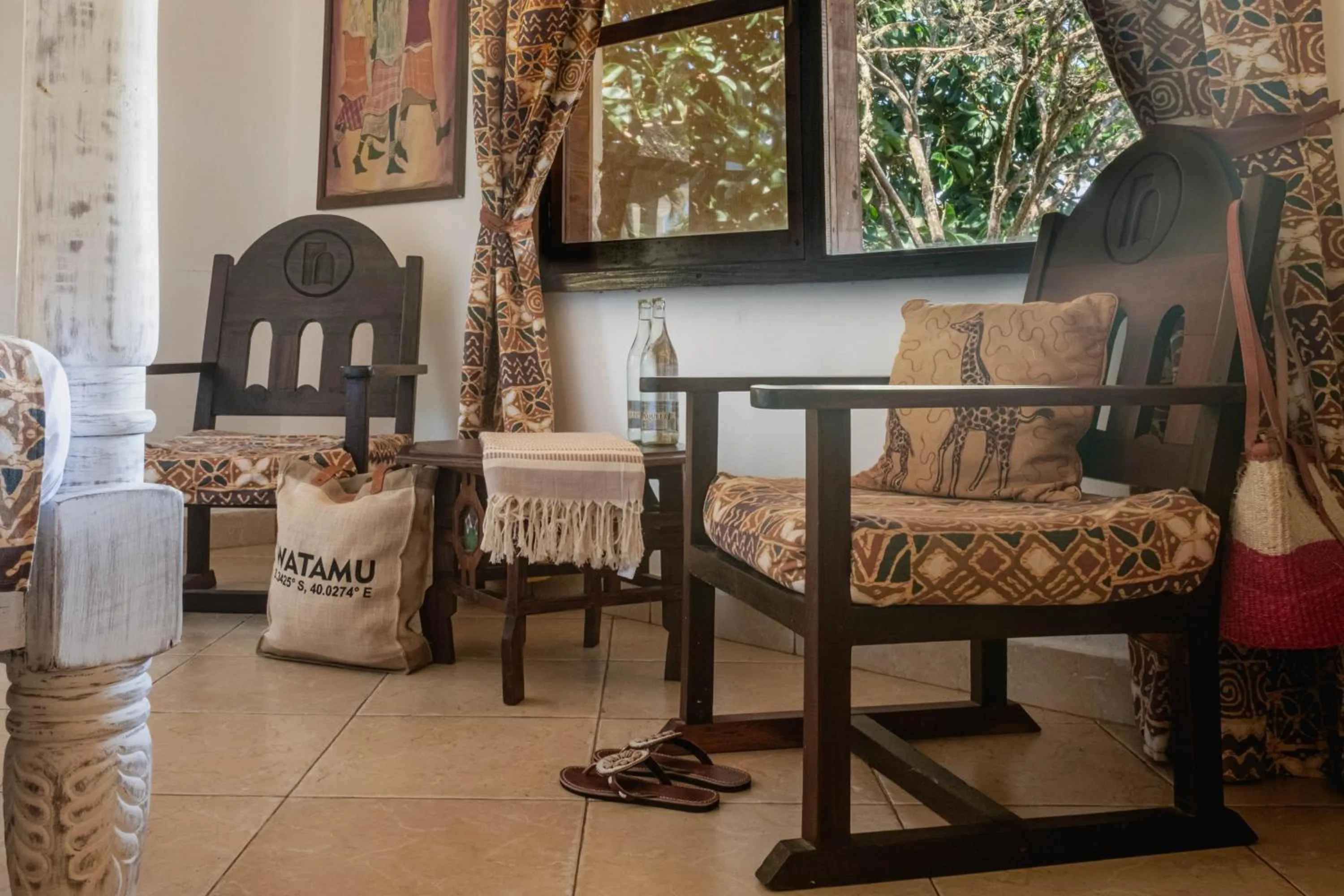 Living room in Temple Point Resort