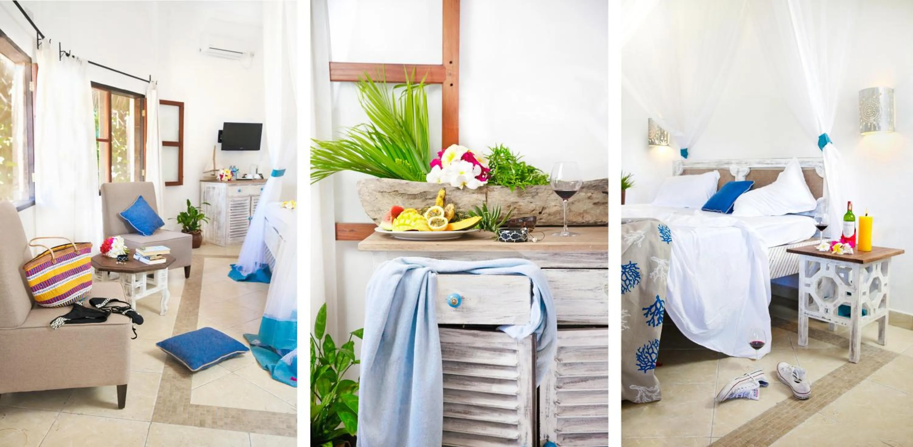 Bedroom, Bed in Temple Point Resort