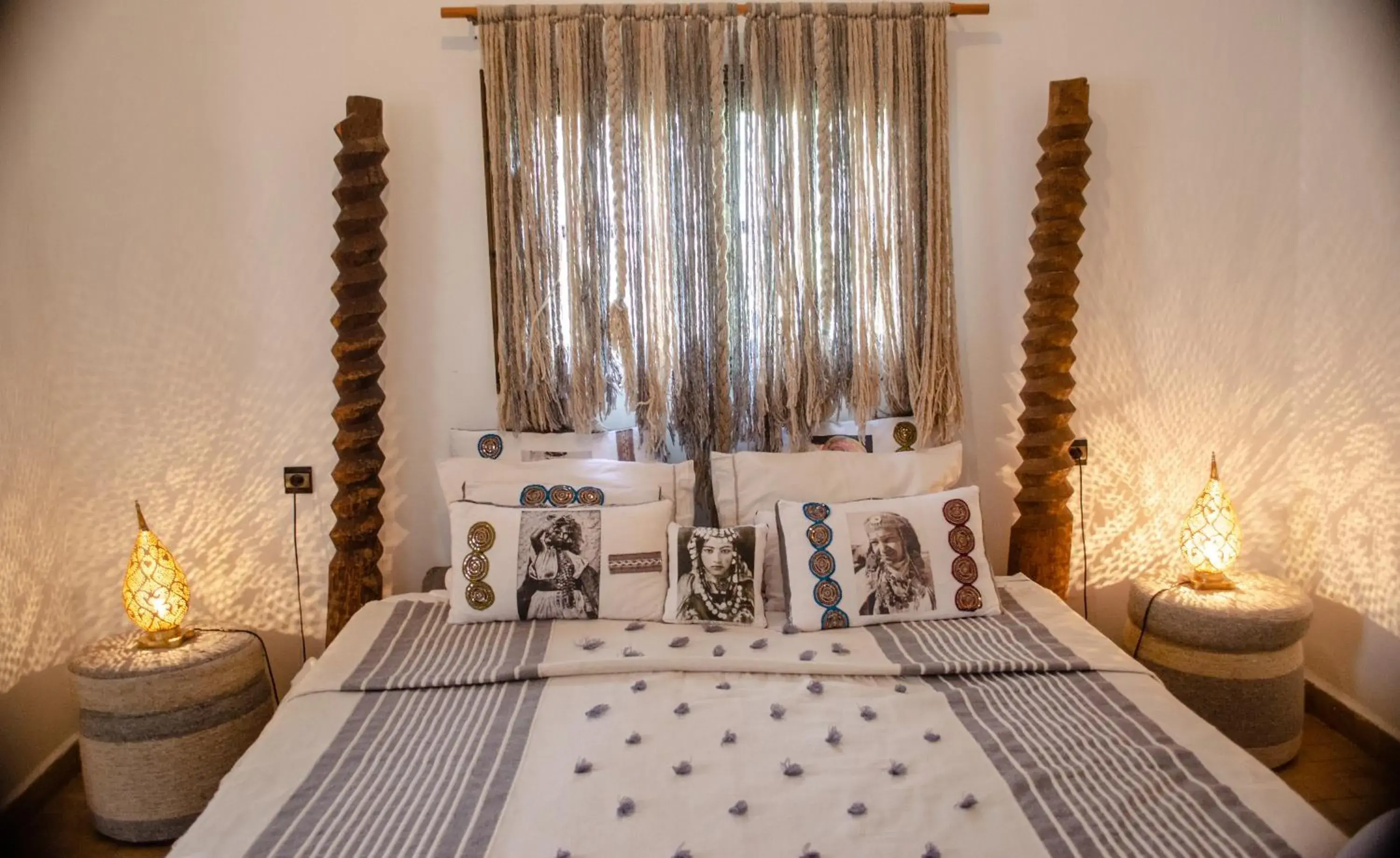 Bedroom, Bed in Riad les Ammonites and Spa Bedroom, Bed in Riad les Ammonites and Spa