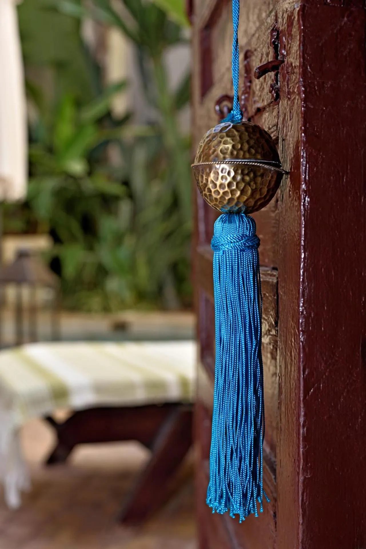 Decorative detail in Riad les Ammonites and Spa