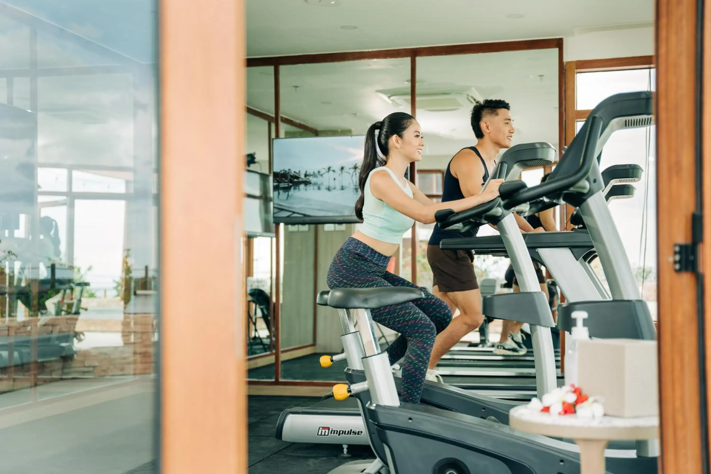 Fitness centre/facilities in Modala Beach Resort Fitness centre/facilities in Modala Beach Resort